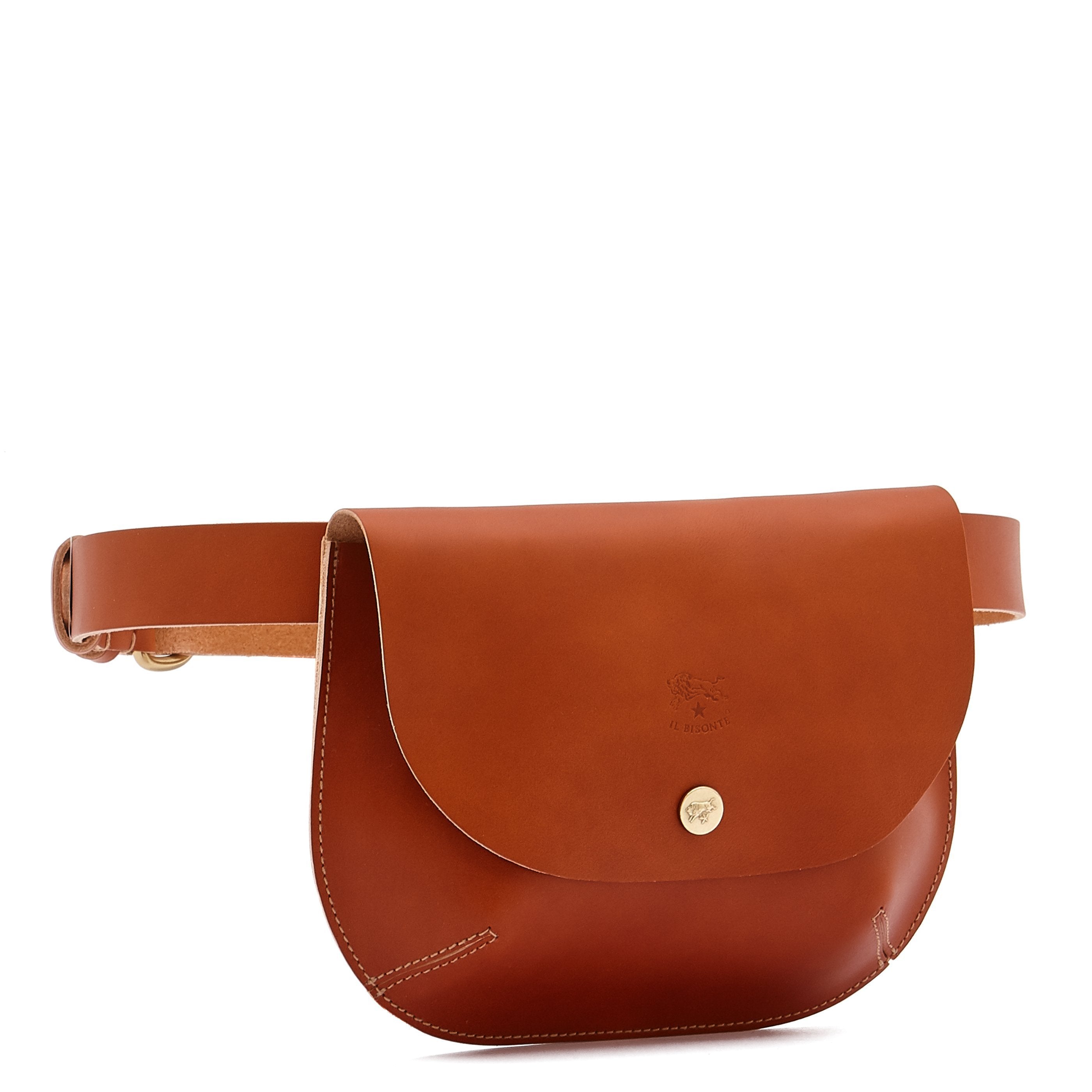 Il Bisonte Parione Gürteltasche karamell Vollleder
