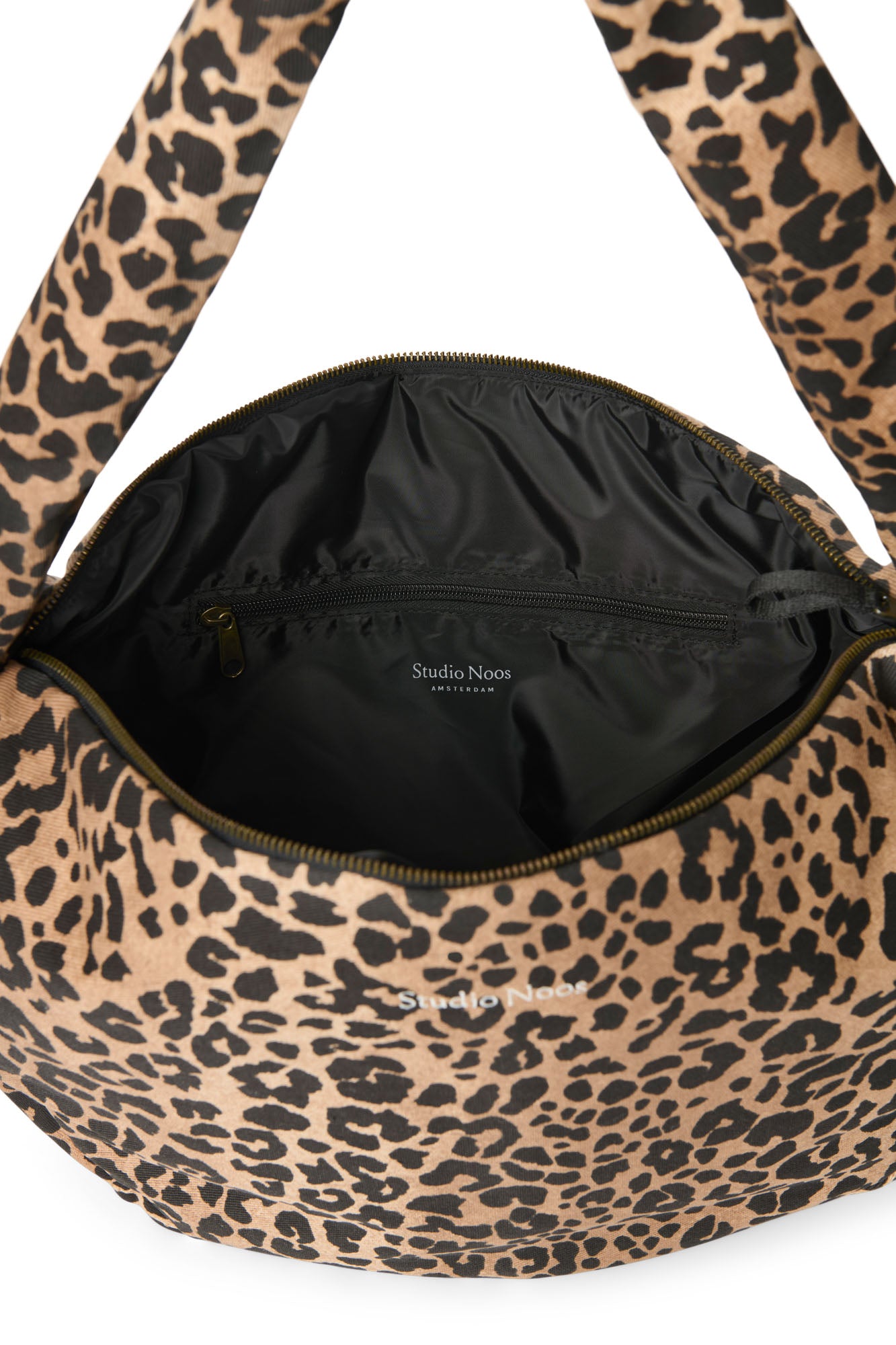 Studio Noos Cotton Cross Body Umhängetasche Brown Leopard