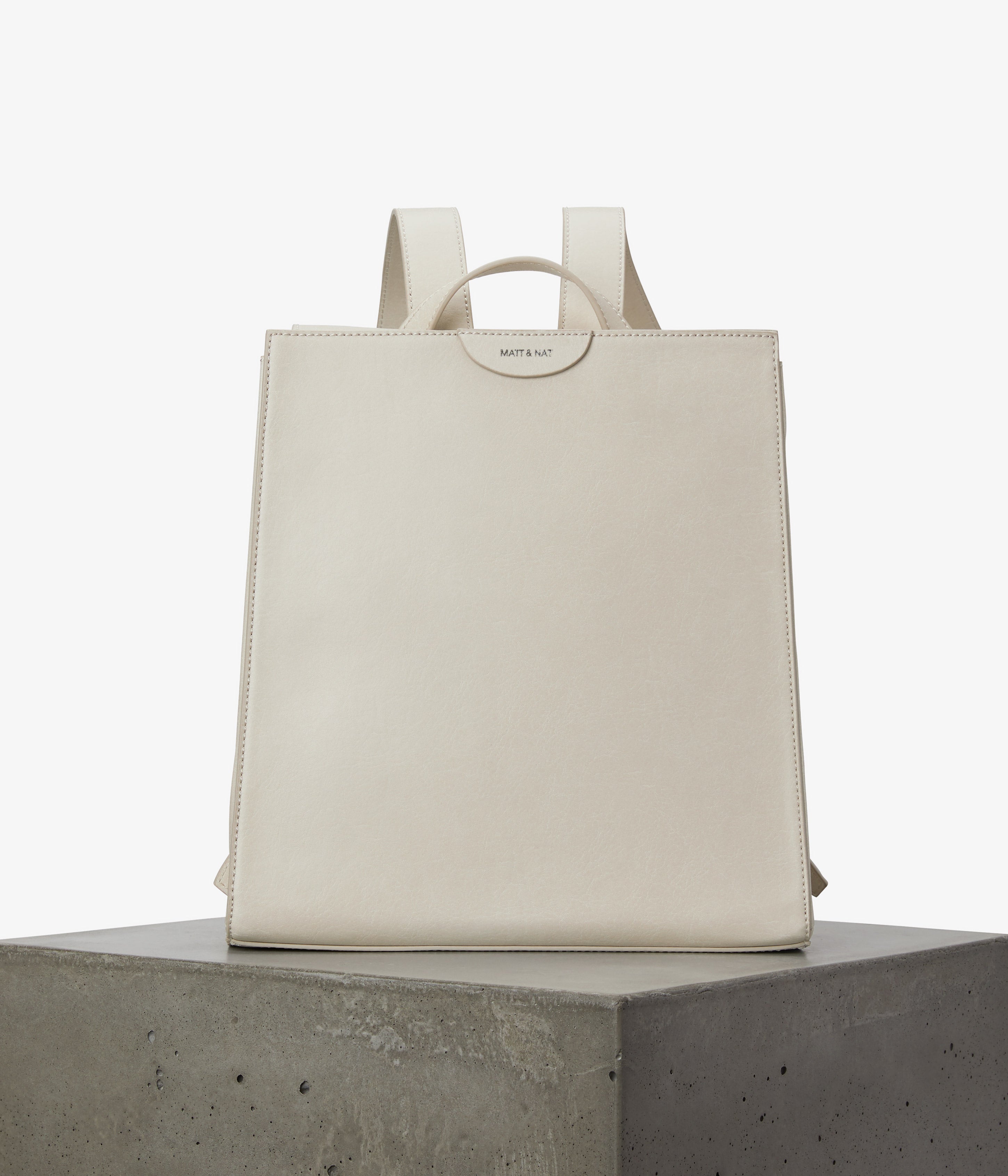 Matt & Nat Iris Vintage Rucksack schwarz vegan