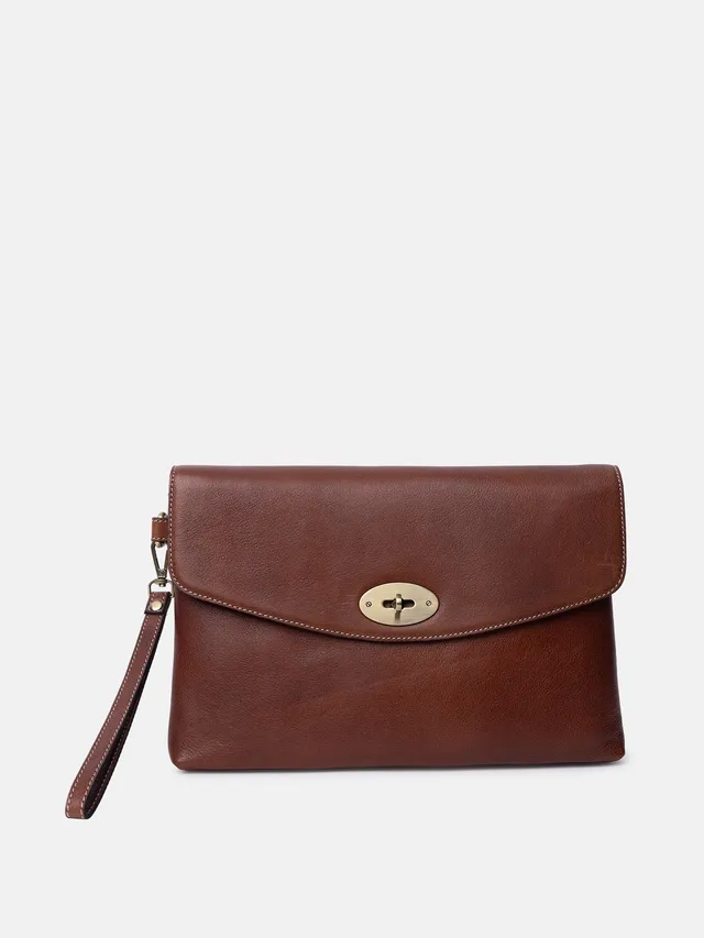 RE:DESIGNED Saya Umhängetasche Cognac Vollleder
