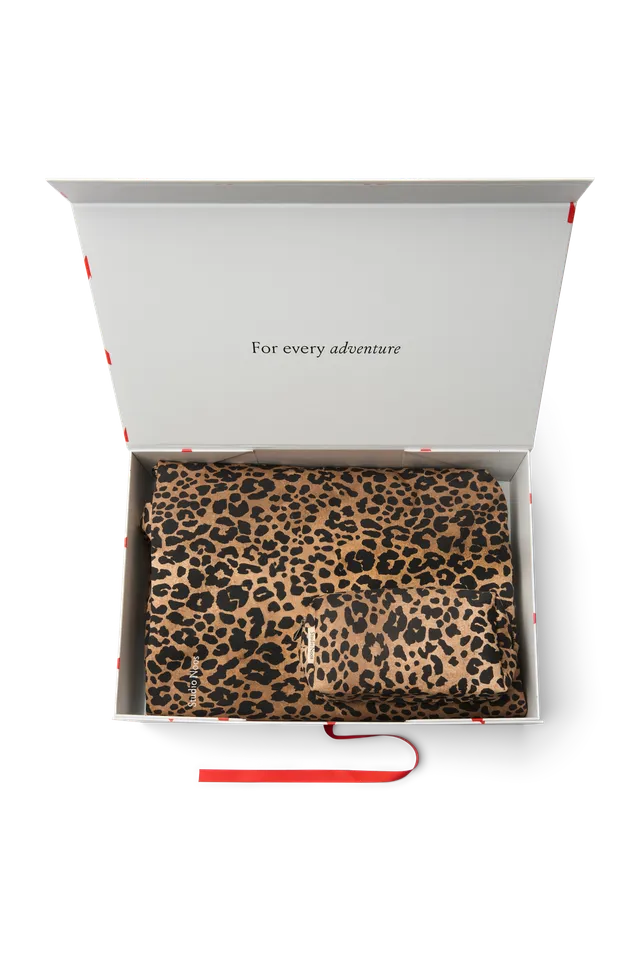 Studio Noos Classic Geschenkset Braun Leopard 2-teilig