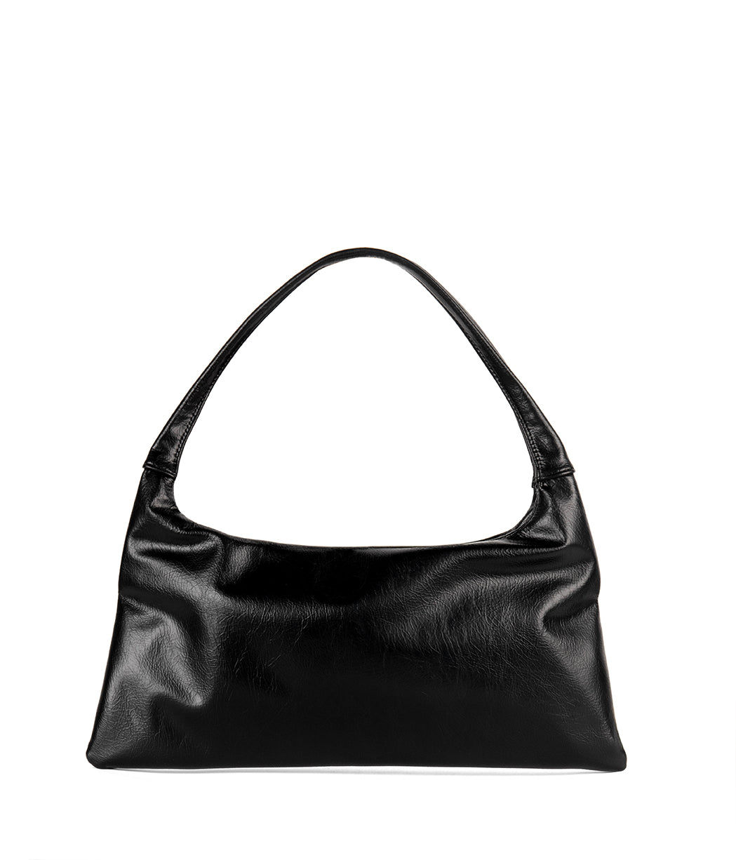 Matt & Nat Monique Theme Schultertasche Schwarz vegan