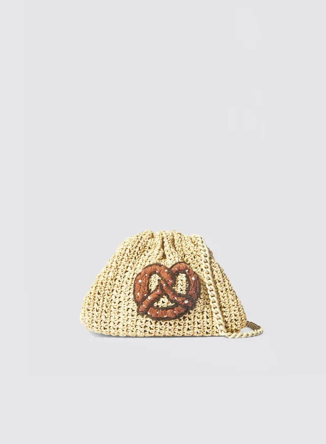 Maria la Rosa Brezel WBW26.09 Clutch natural Brezelstick