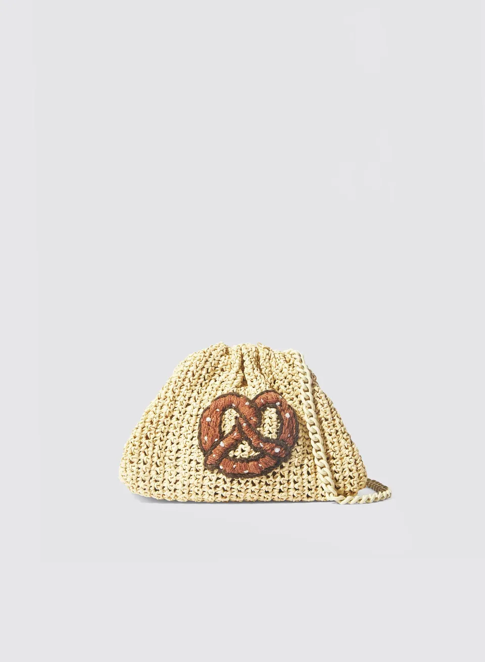 Maria la Rosa Brezel WBW26.09 Clutch natural Brezelstick