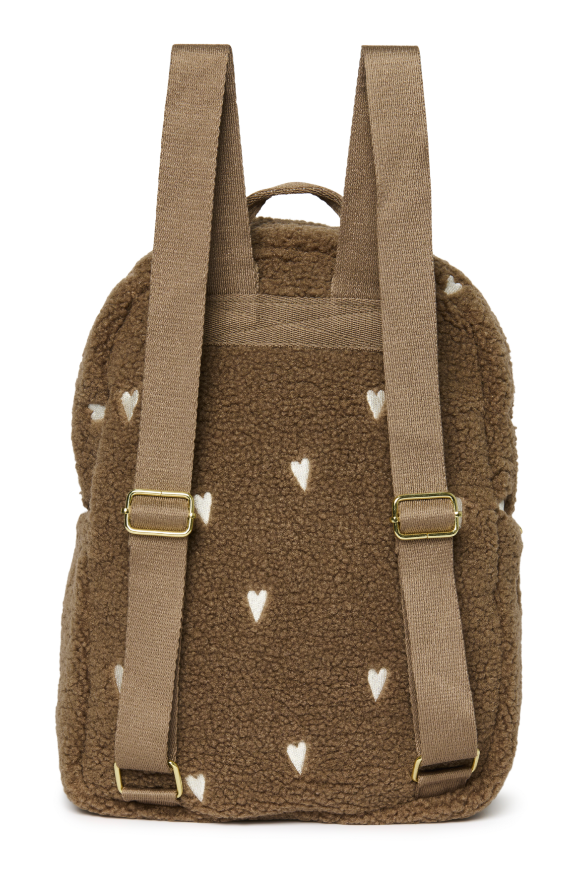 Studio Noos Teddy Midi Rucksack Brown Hearts 6+ Jahre