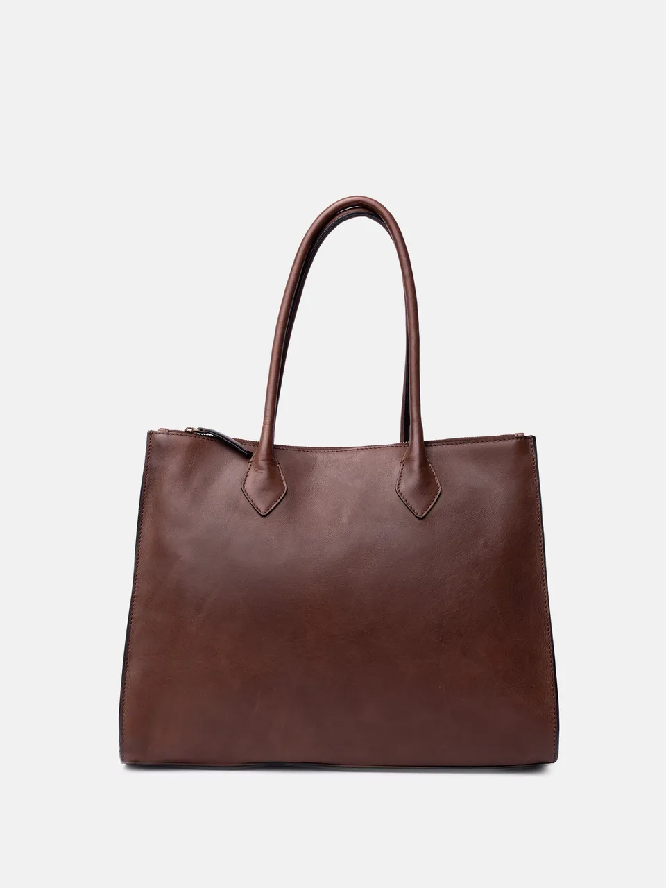 RE:DESIGNED Ora Big Schultertasche Braun Vollleder