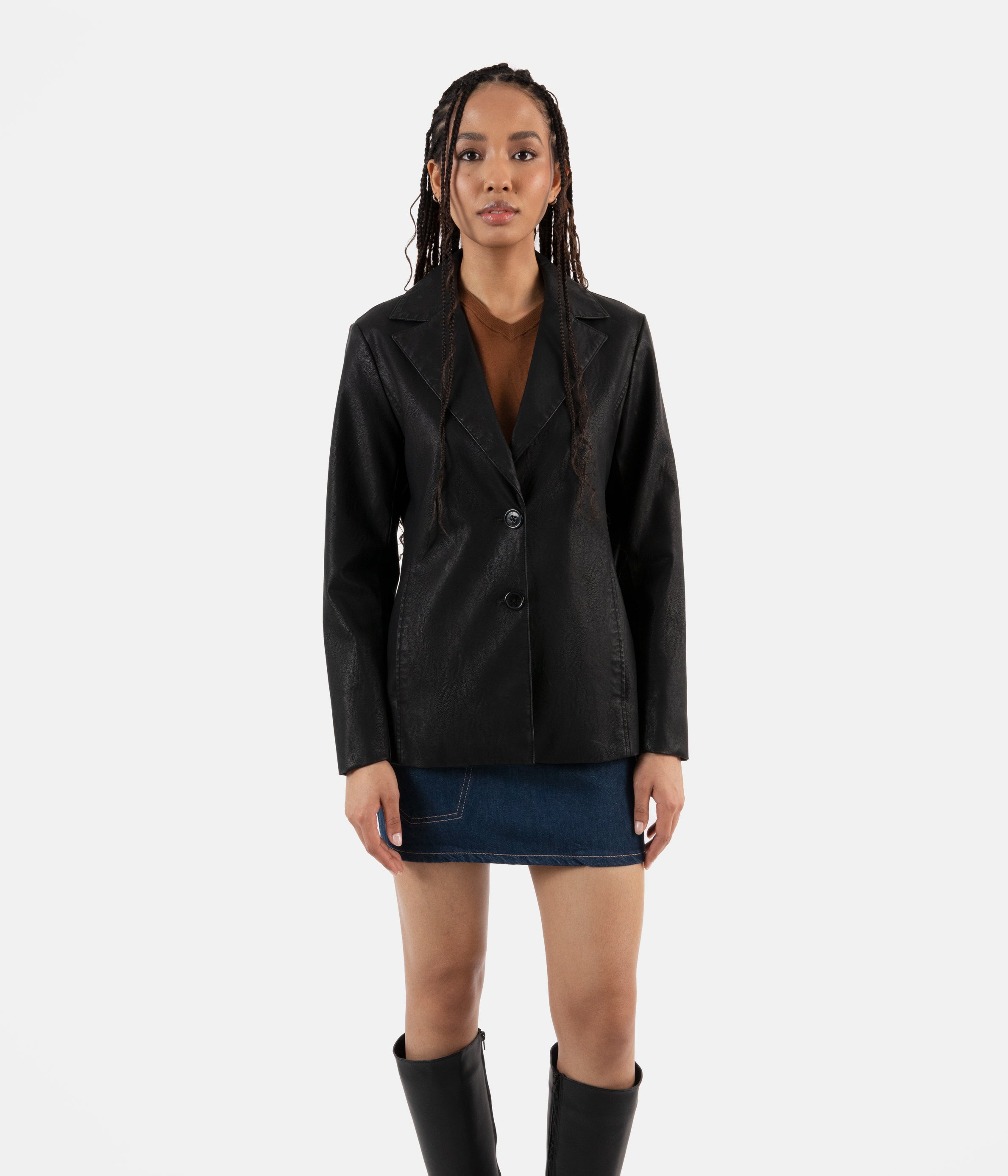 Matt & Nat Katrin Blazer Schwarz vegan