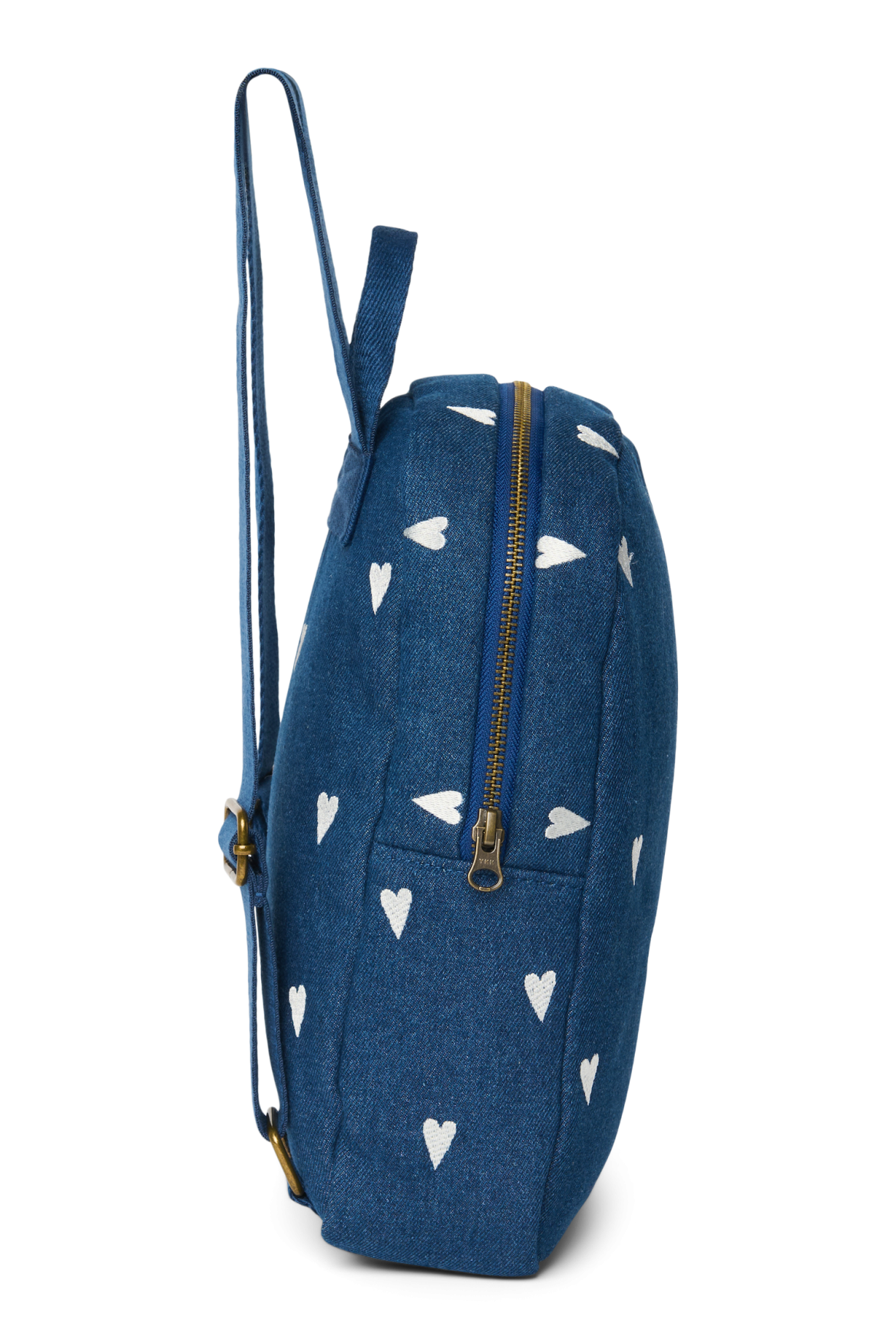 Studio Noos Denim Mini Backpack Rucksack Dunkelblau Herzen