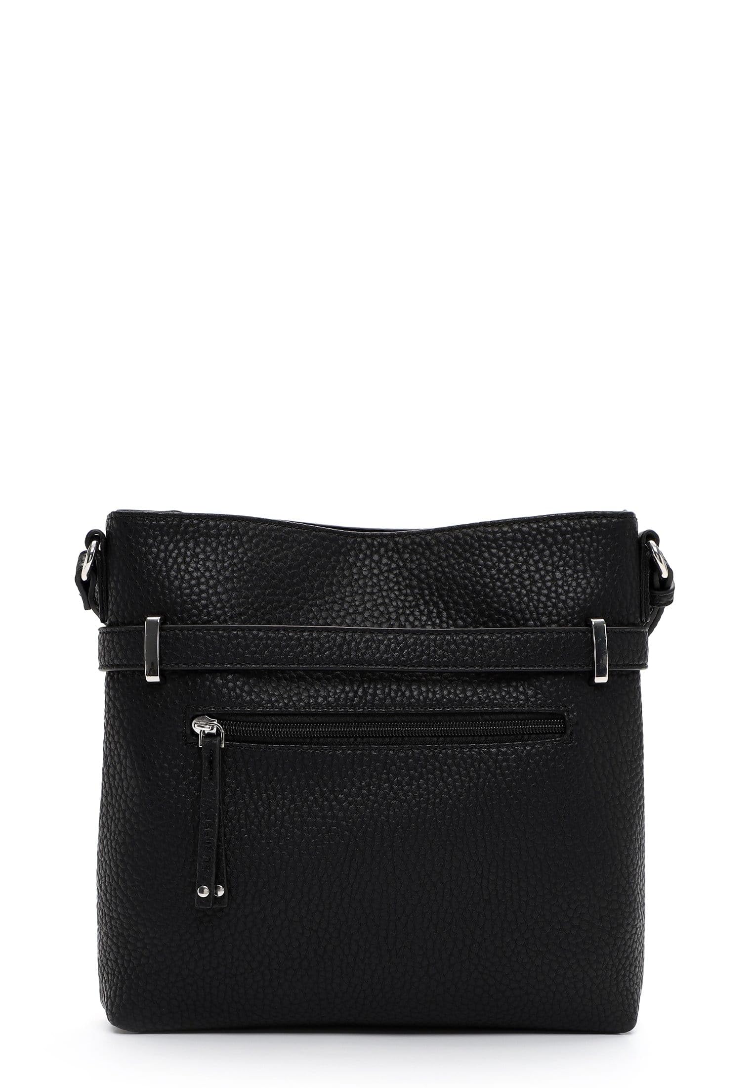SURI FREY Leony Crossover Bag Umhängetasche Black schmal