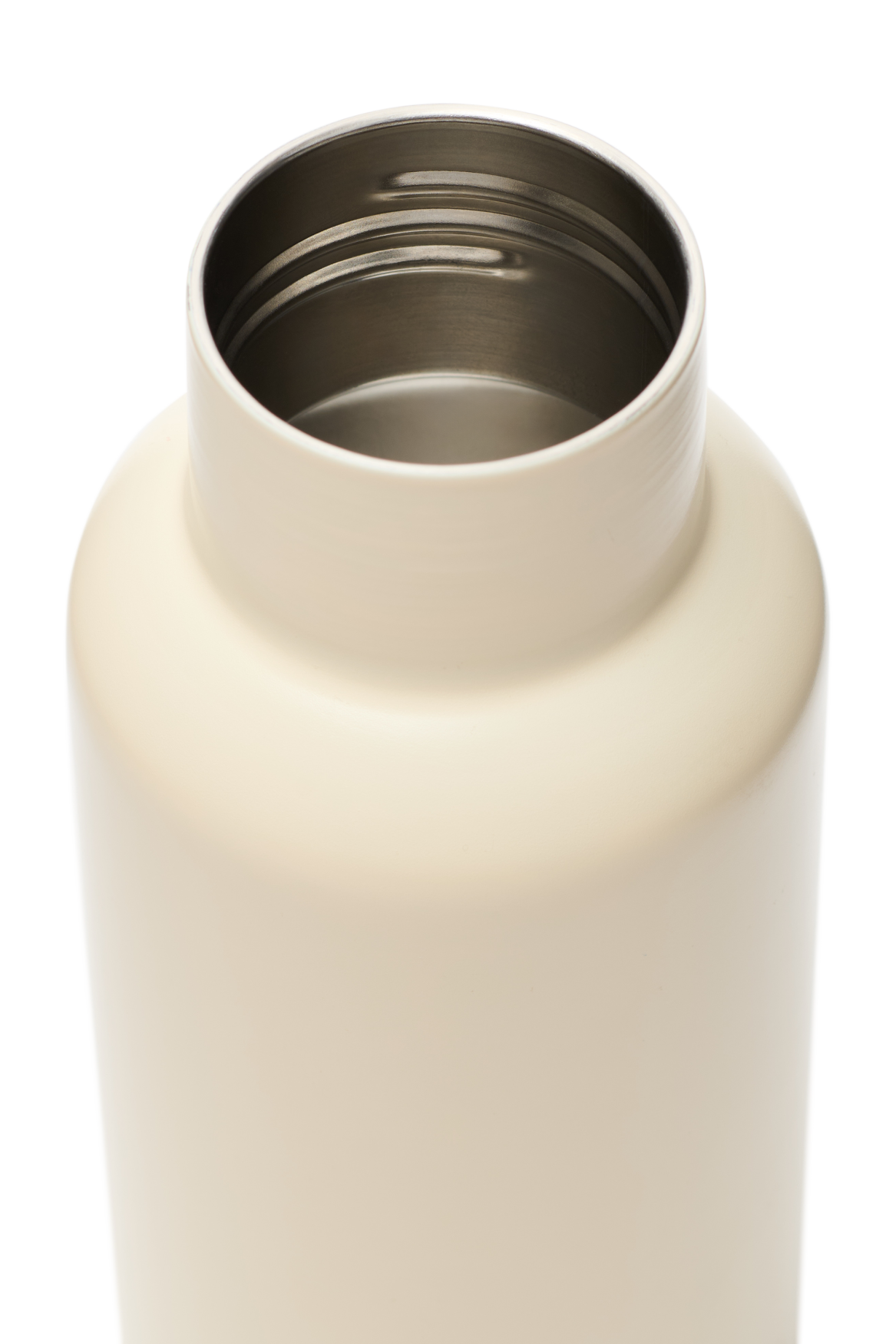 Studio Noos Edelstahl Trinkflasche 350 ml Cream Strohhalm