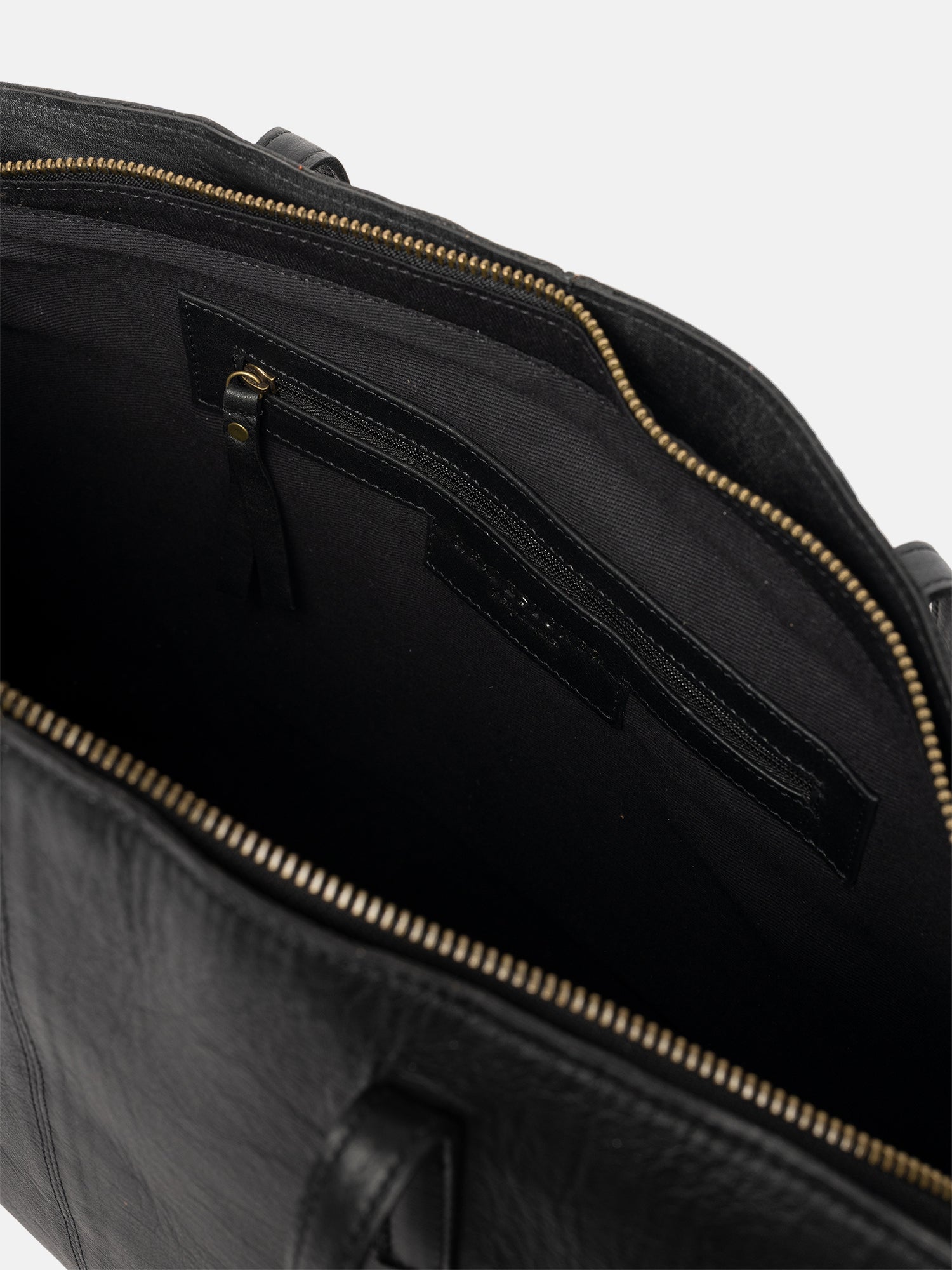 RE:DESIGNED Malou Small Shopper Schwarz Vollleder