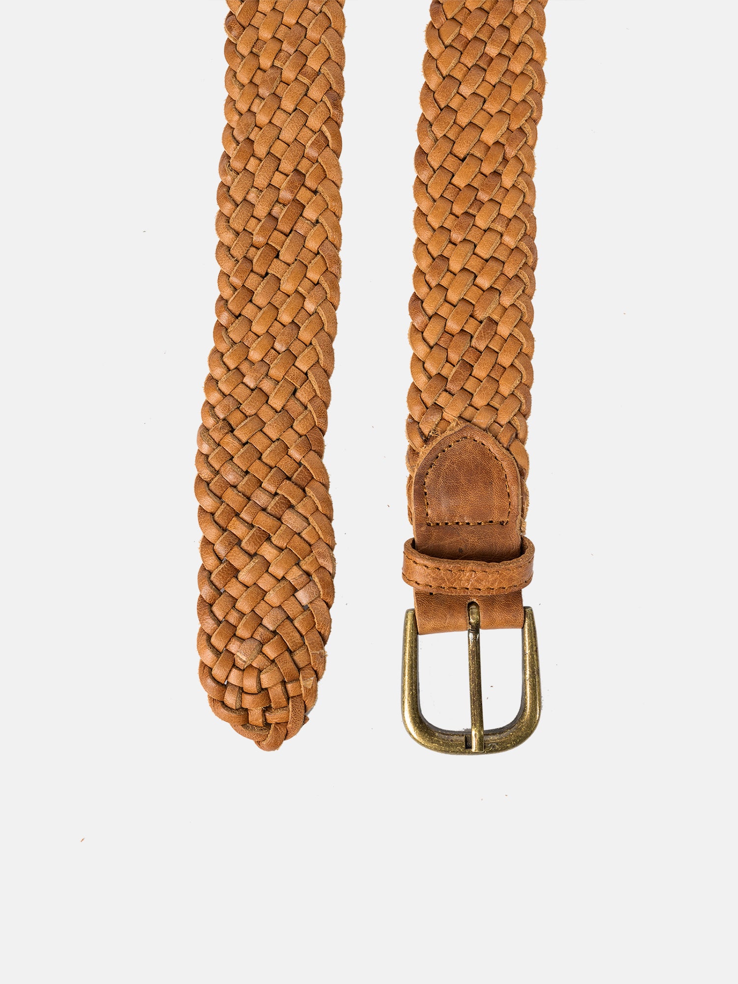 RE:DESIGNED Harper 5291 Gürtel Burned Tan Flecht