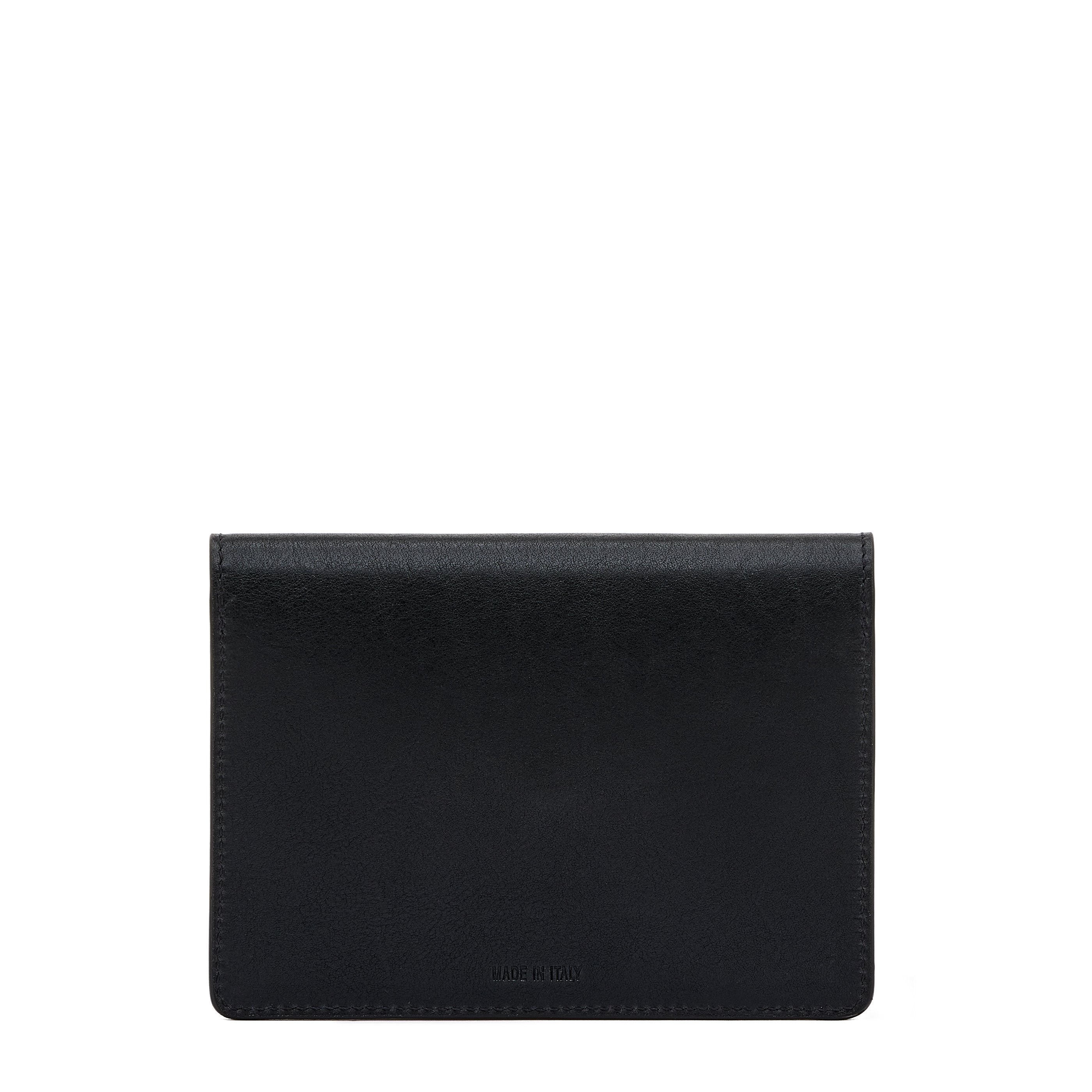 Il Bisonte Linea 1990 Herren-Clutch Schwarz Vollleder