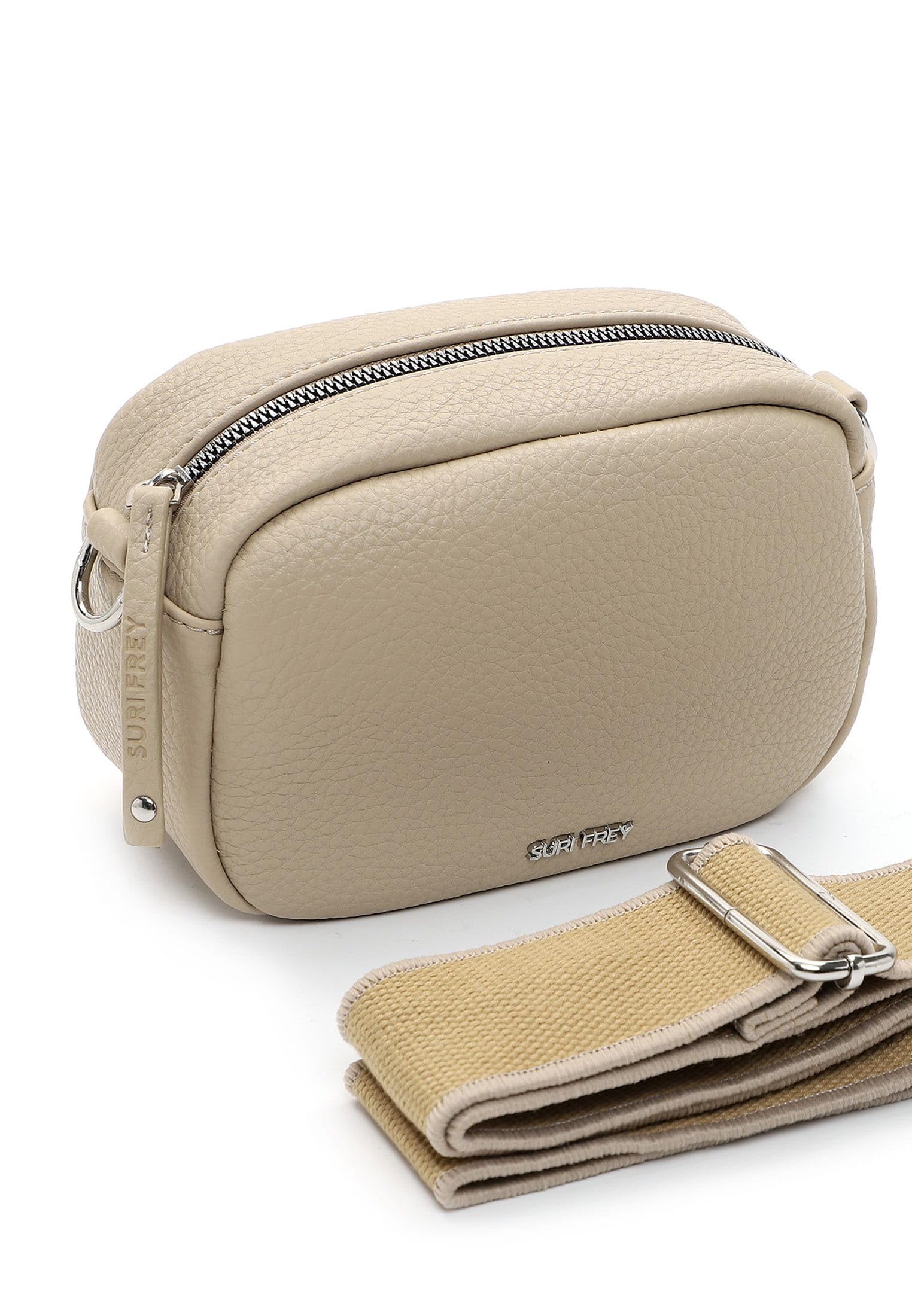 SURI FREY Hanny Crossbody Bag Umhängetasche Taupe mini