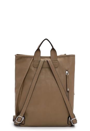 SURI FREY Macy City Backpack Rucksack Taupe mit Tabletfach