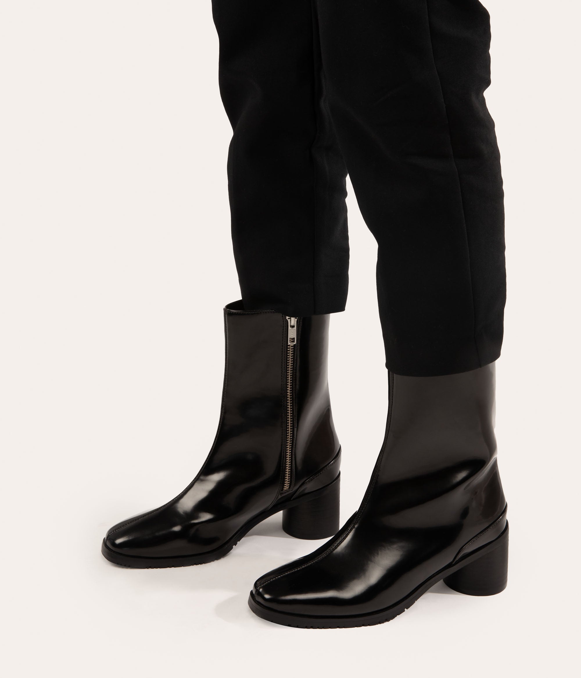 Matt & Nat LIAM Stiefeletten Schwarz vegan Absatz 6 cm