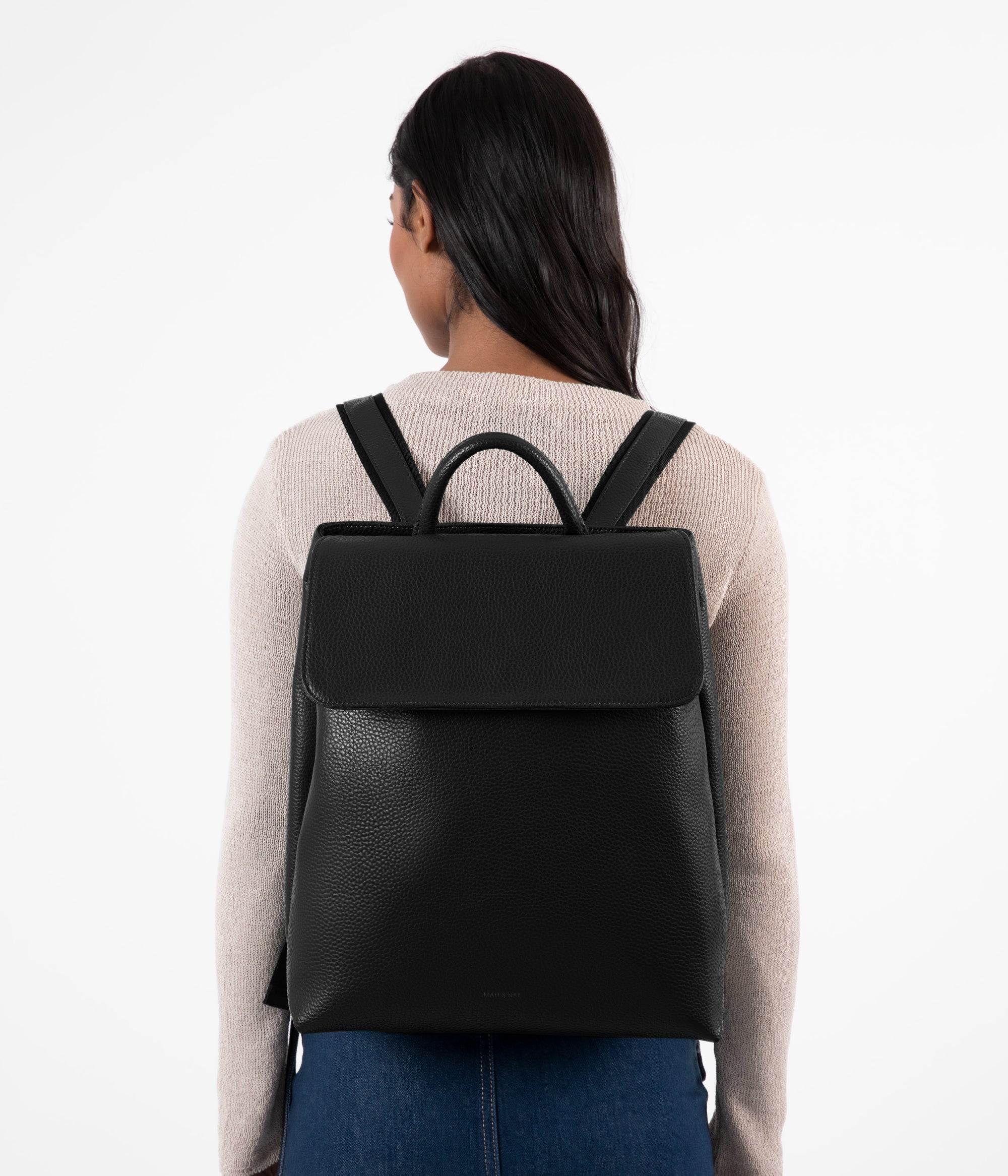 Matt & Nat Purity Sevan Rucksack Schwarz 13 Zoll