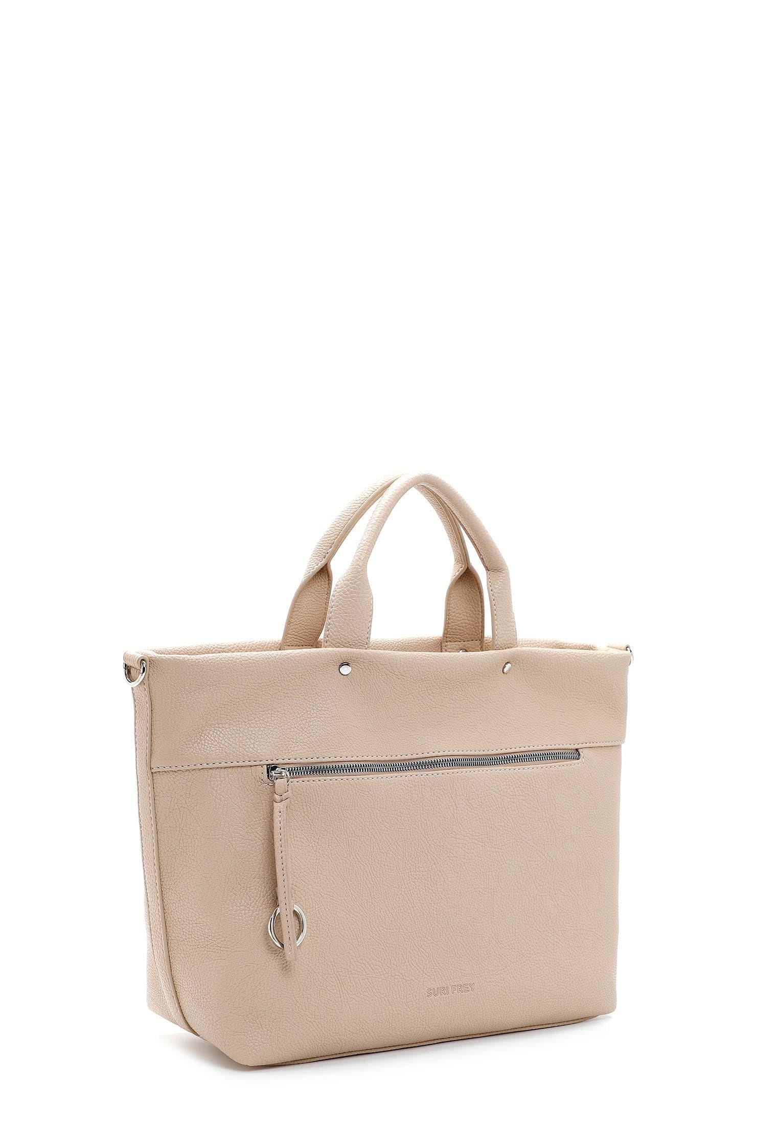 SURI FREY Debby Shopper Sand genarbt