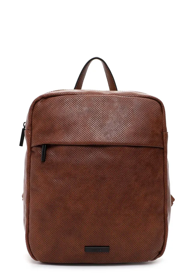 SURI FREY Celly Backpack Rucksack cognac perforiert