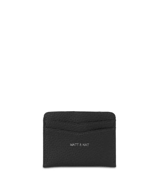 Matt & Nat Junya Purity Kartenetui Schwarz vegan