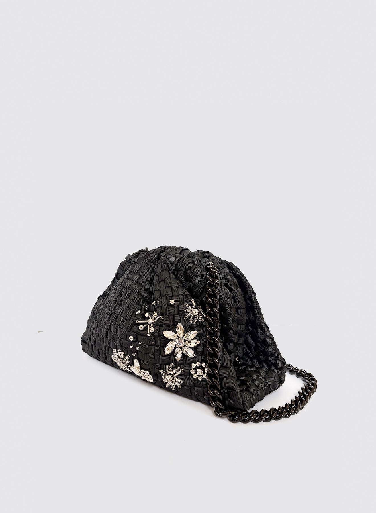 Maria la Rosa Precious WBS25.4 Mini Clutch Ghiaccio