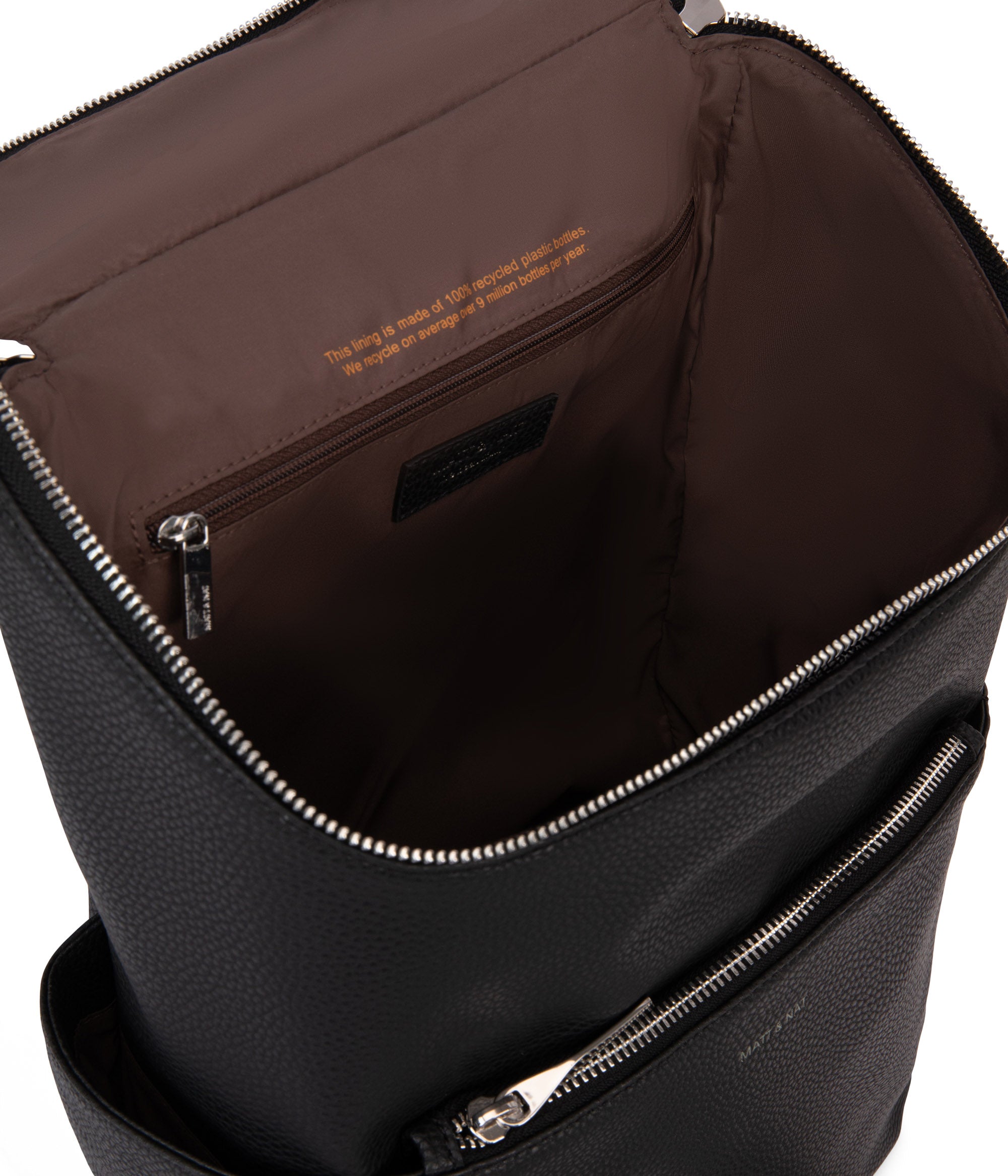 Matt & Nat Grain Brave Rucksack Schwarz 13 Zoll vegan