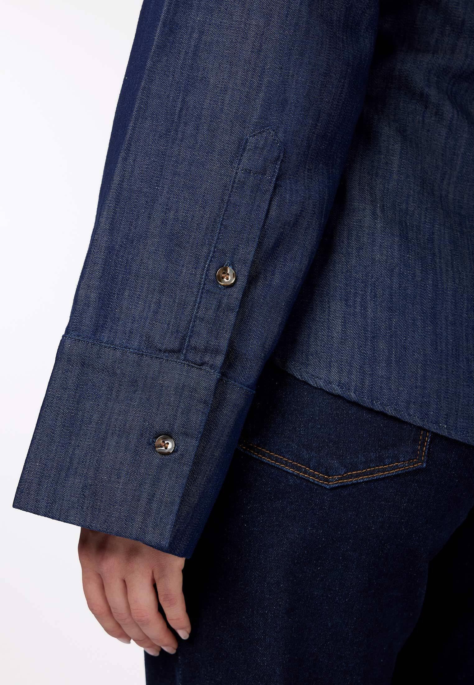 SURI FREY SFY Freyday SW10061 Leinenhemd XS Jeansoptik