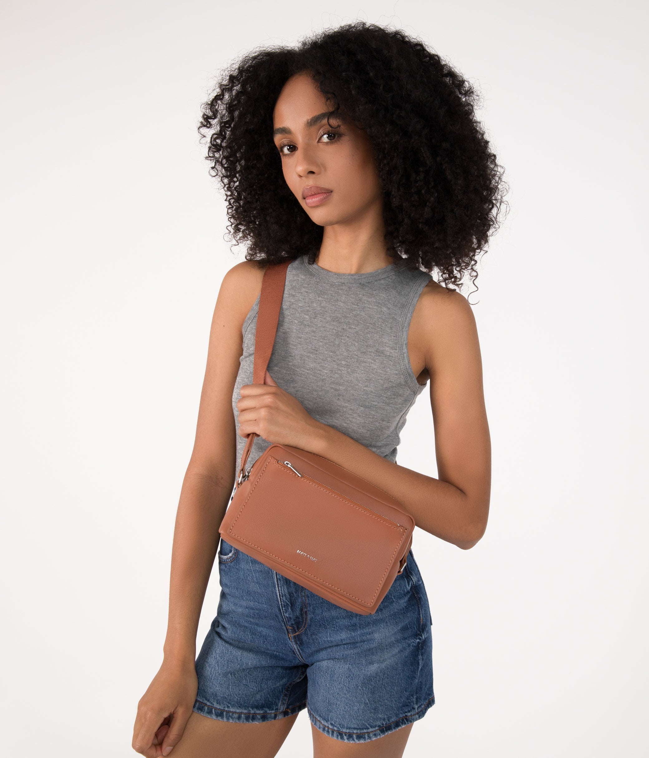 Matt & Nat Arbor PAIGE Umhängetasche Schwarz vegane Crossbody