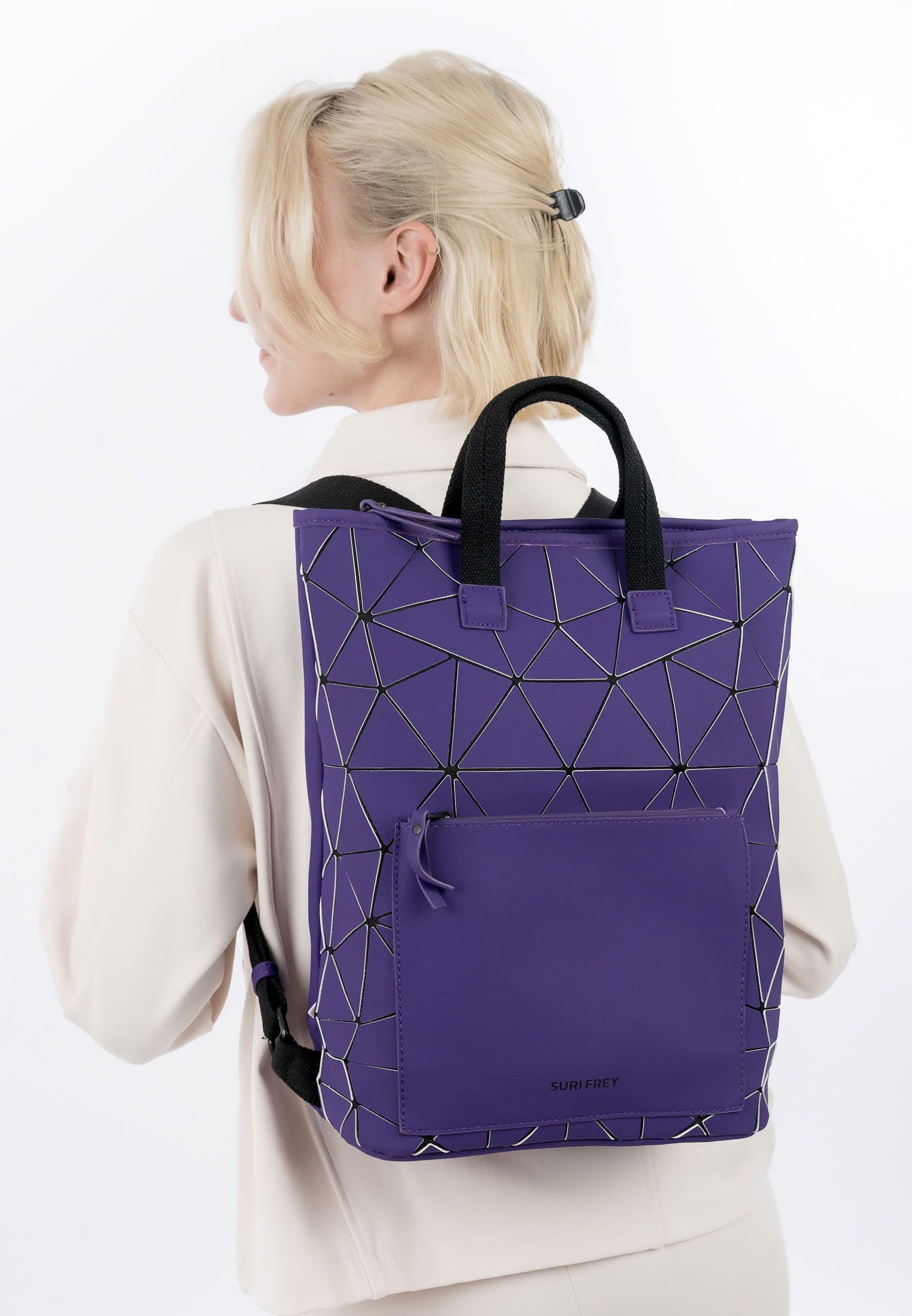 SURI FREY Jessy-Lu City Backpack Rucksack Violett Laptop