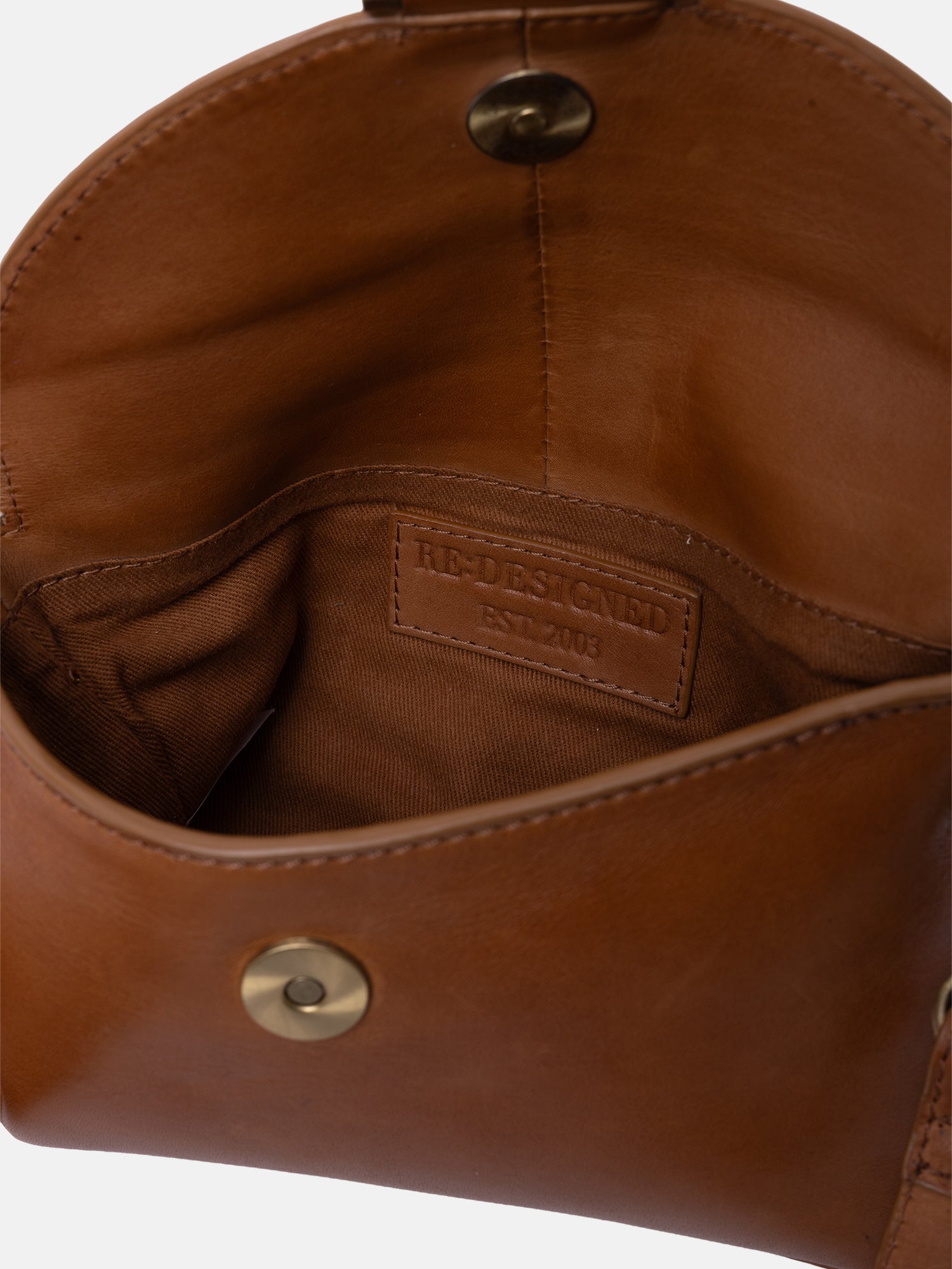 RE:DESIGNED Sonia 6675 Clutch Tan Vollleder