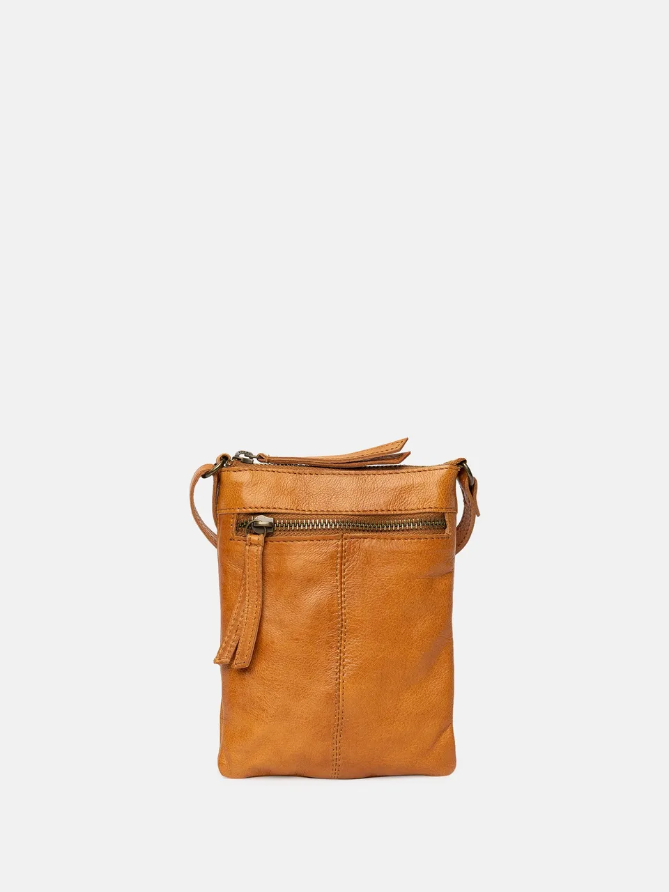 RE:DESIGNED Oulu Urban Handytasche Burned Tan Leder