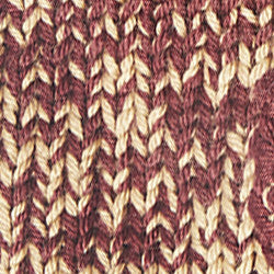 Maria la Rosa Bandana Melange Tuch Bordeaux Wolle