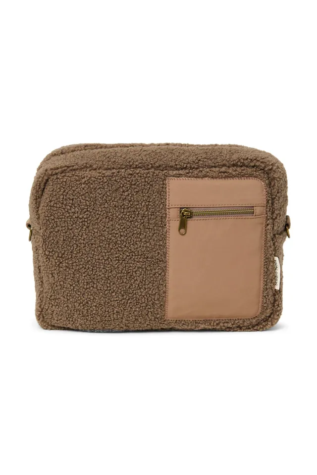 Studio Noos Teddy Stroller Organizer Kinderwagentasche Braun