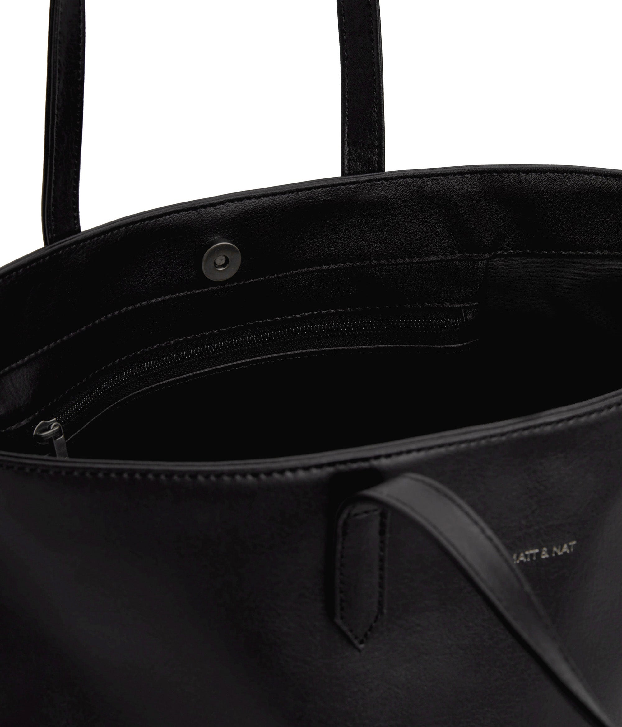 Matt & Nat Schlepp Shopper Schwarz recycelt