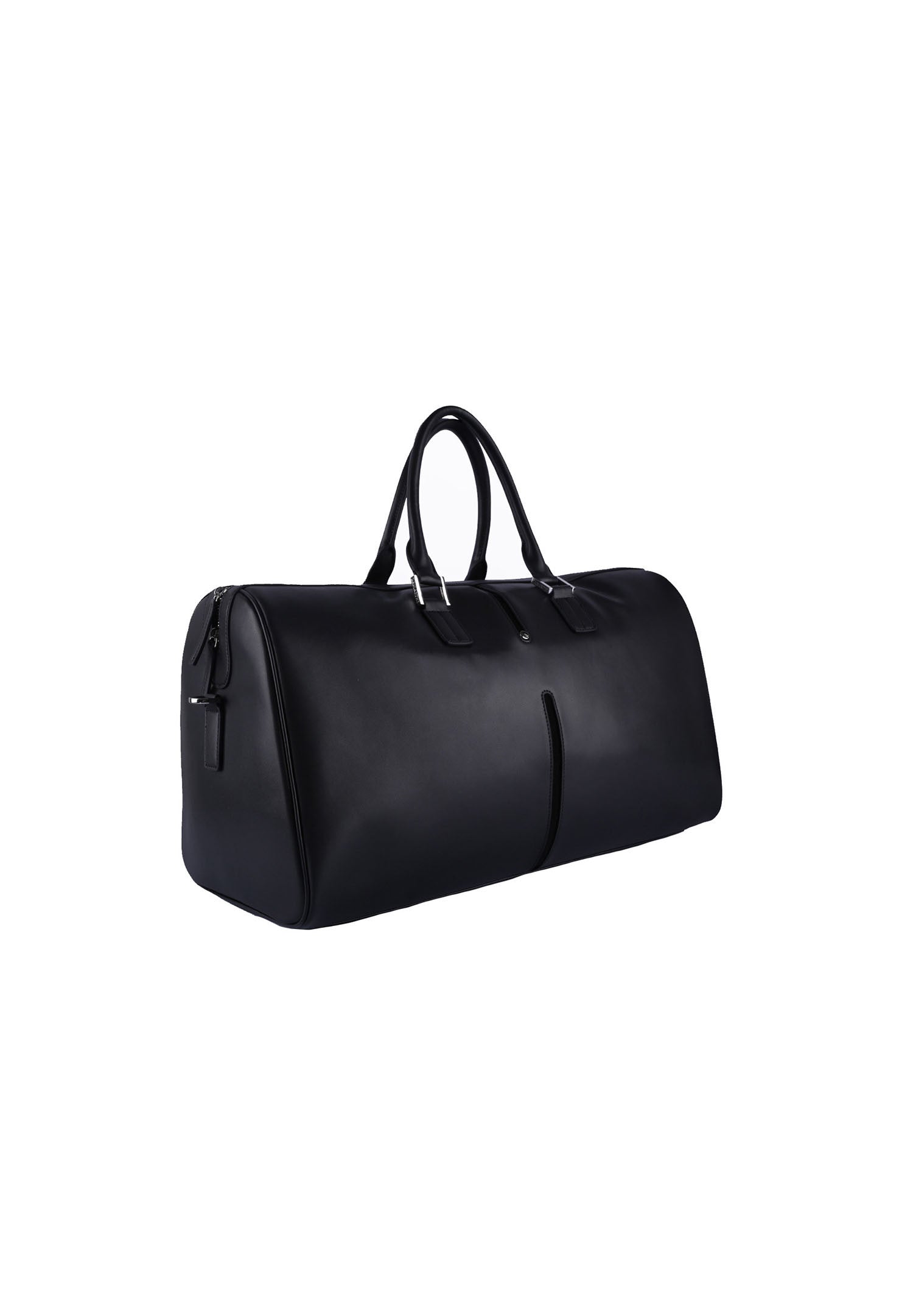 Lamarthe Concorde Reisetasche Schwarz 48h Leder