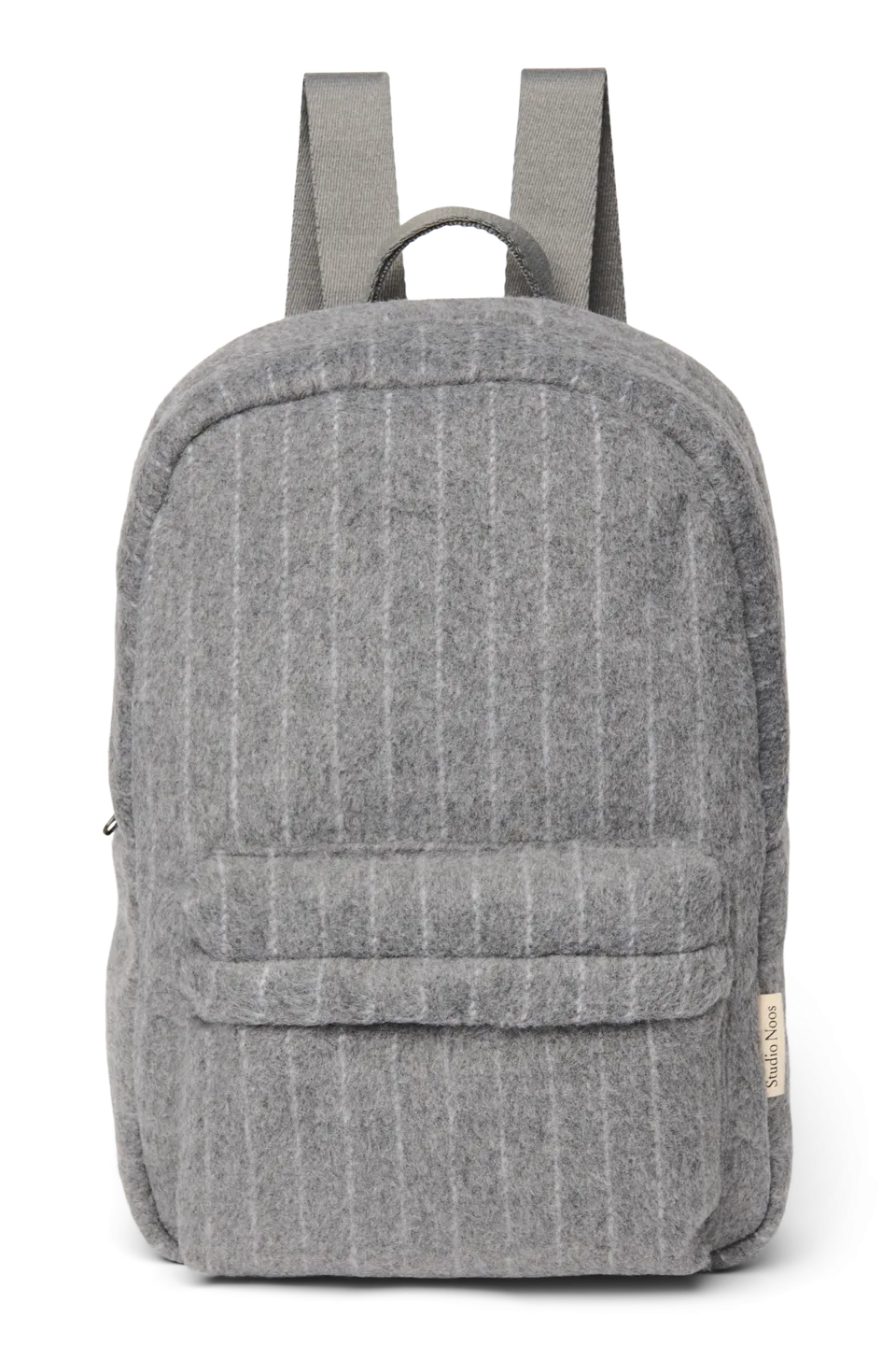 Studio Noos Flannel Chalkstripe Midi Rucksack Hellgrau