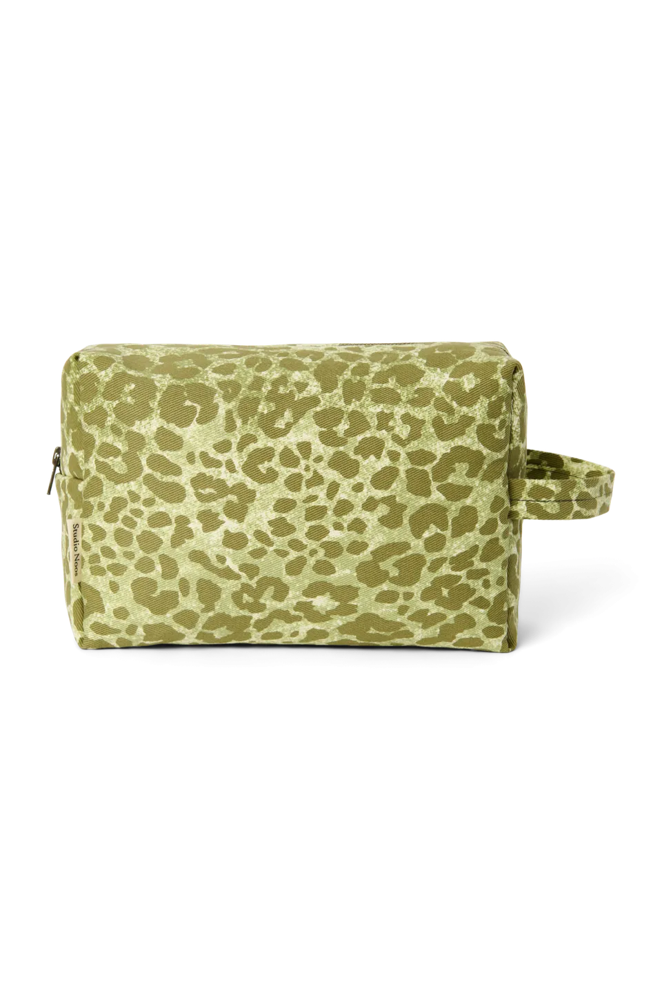 Studio Noos Cotton Kulturtasche Green Leopard Baumwolle