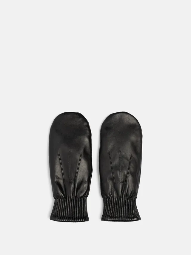 RE:DESIGNED Hera Fäustlinge Schwarz Wolle Touch
