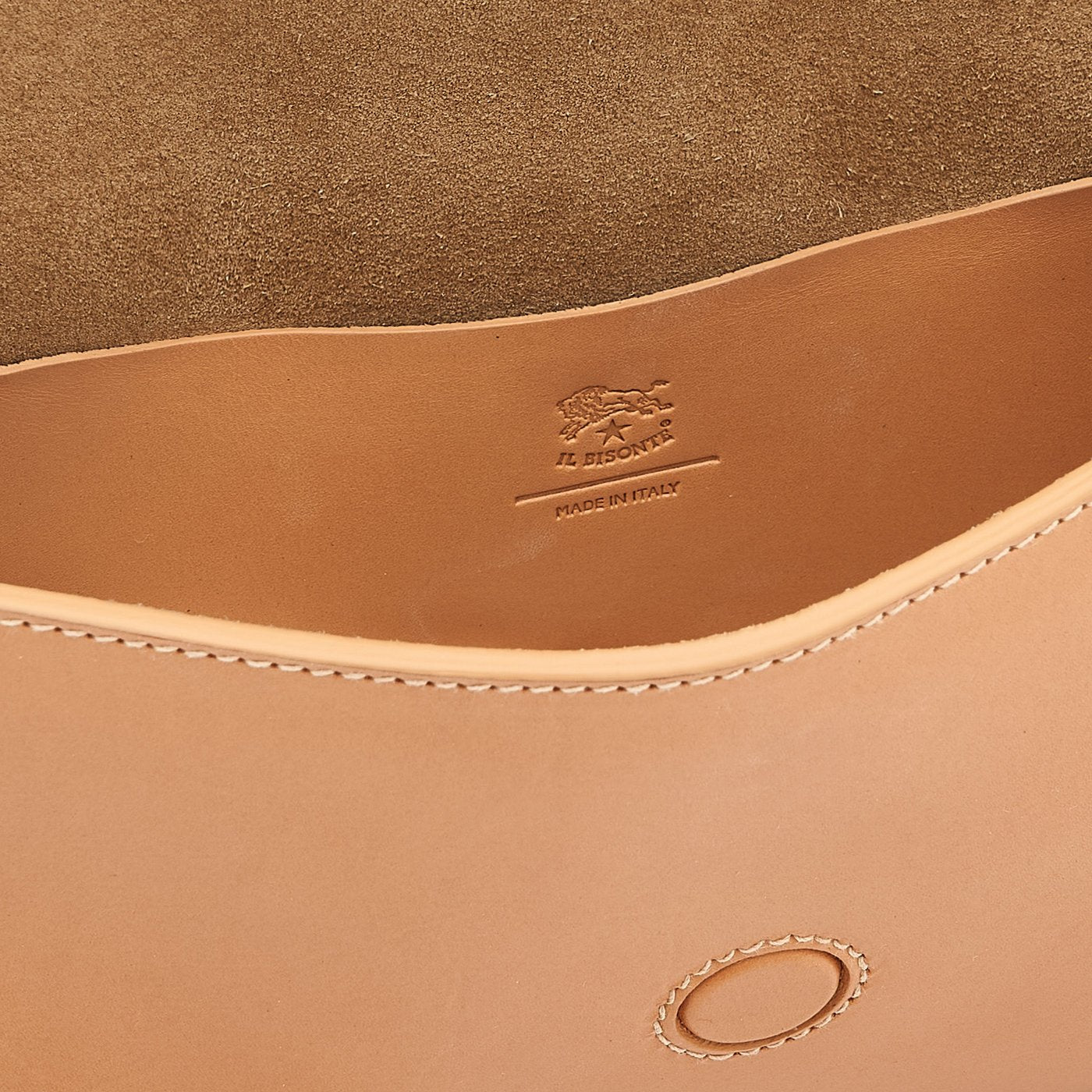 Il Bisonte Consuelo Clutch Vollleder Natur