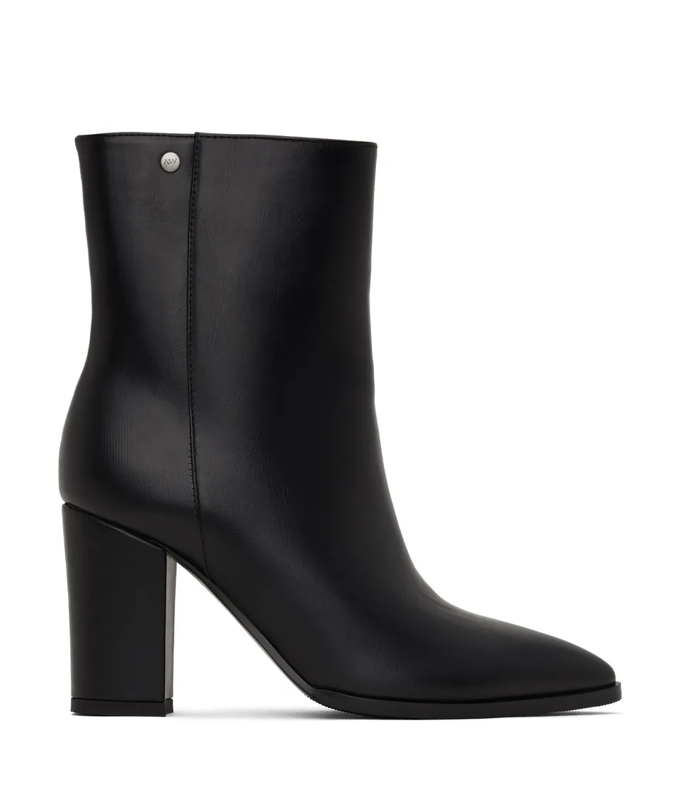 Matt & Nat ASAI Stiefeletten Schwarz vegan Blockabsatz