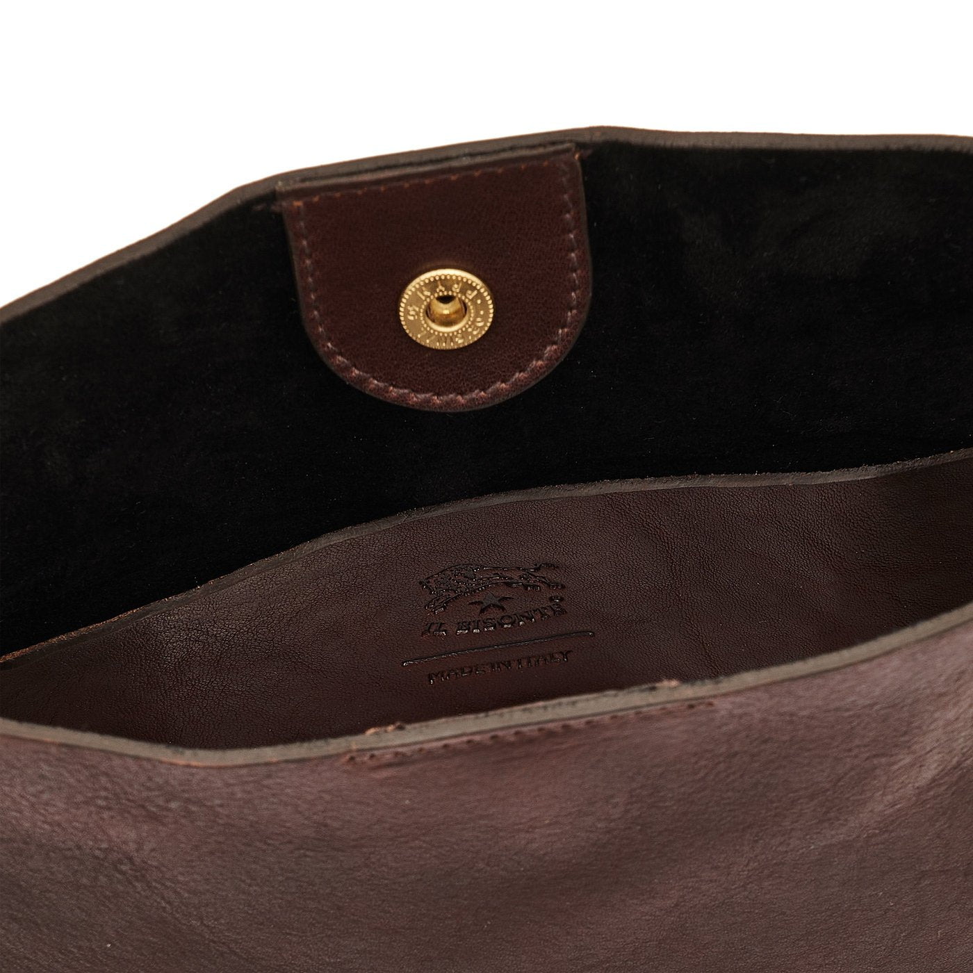 Il Bisonte Snodo Schultertasche Kaffee Vollleder