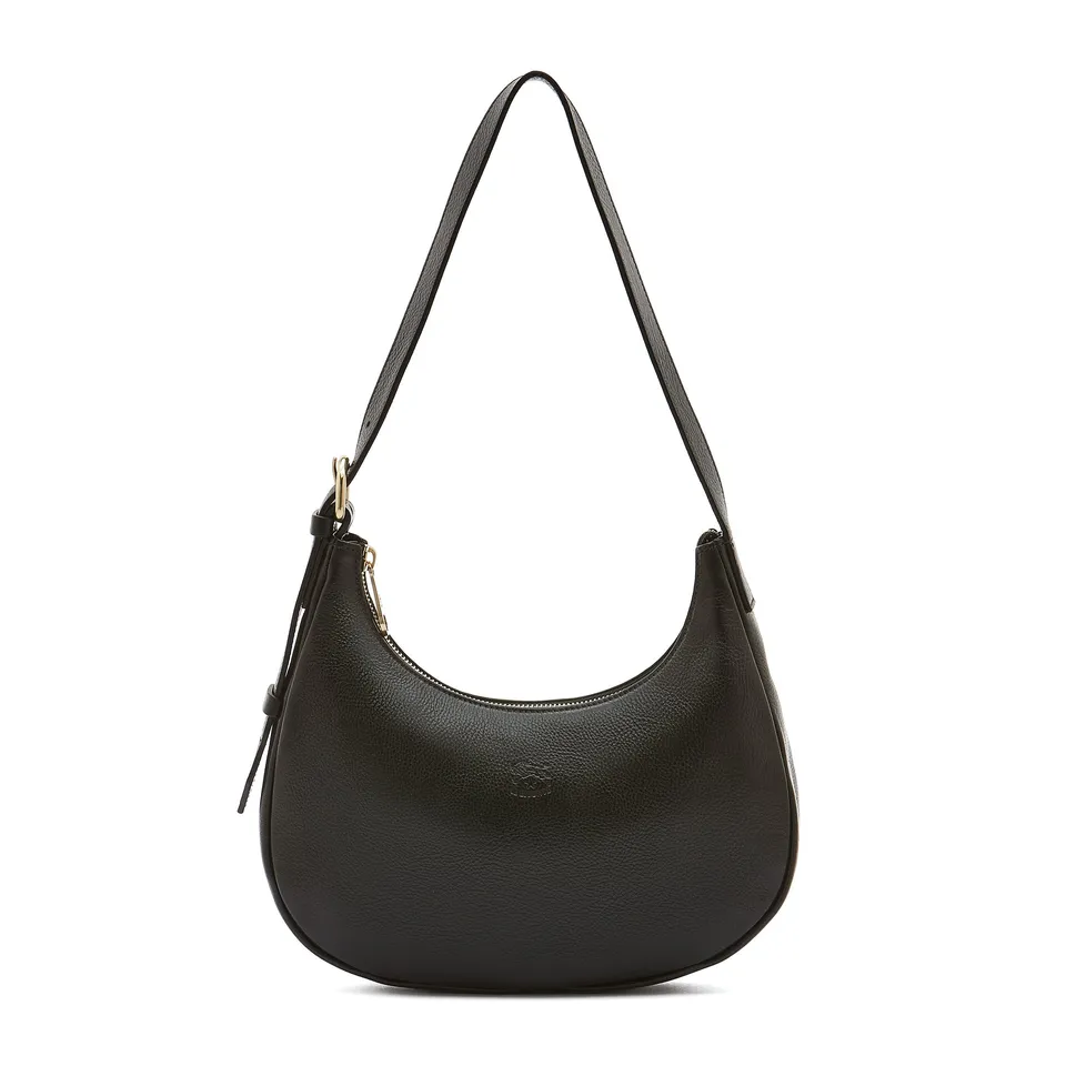 Il Bisonte Belcanto Handtasche Vollleder schwarz