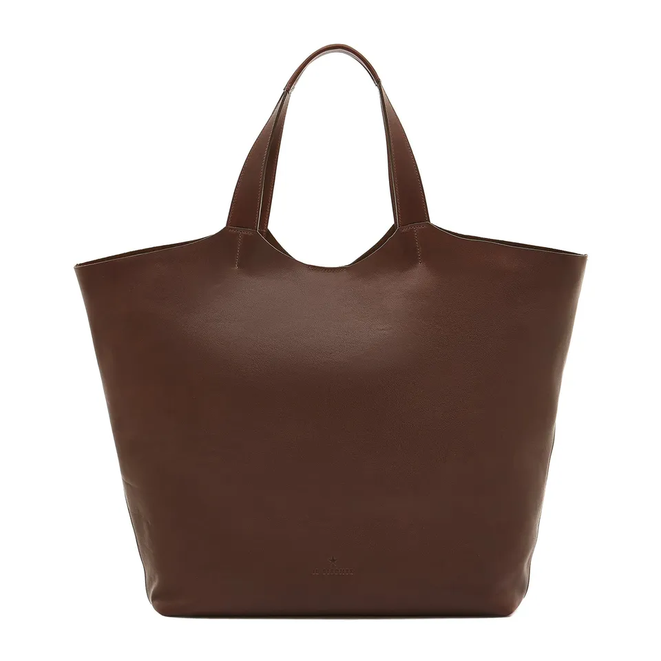 Il Bisonte Le Laudi Shopper Vollleder kaffee