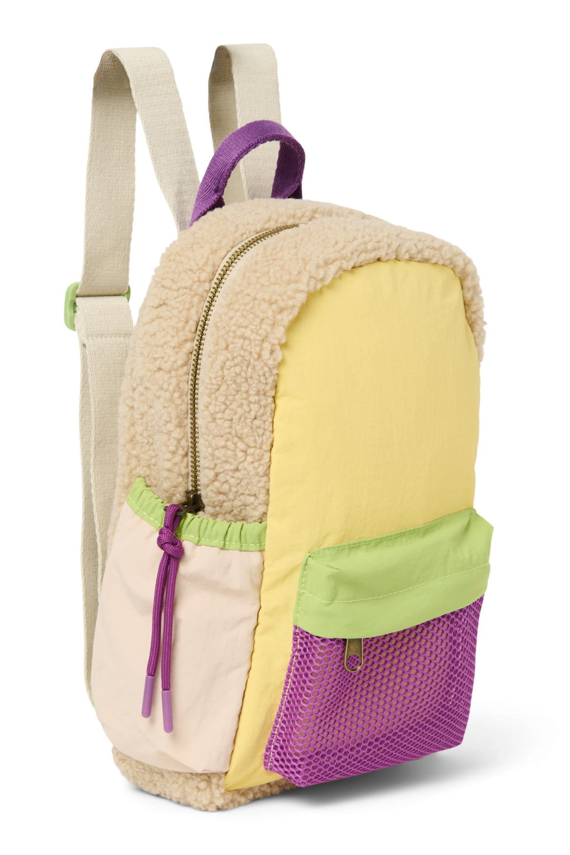 Studio Noos Patchwork Mini Rucksack Butter Yellow für Kinder
