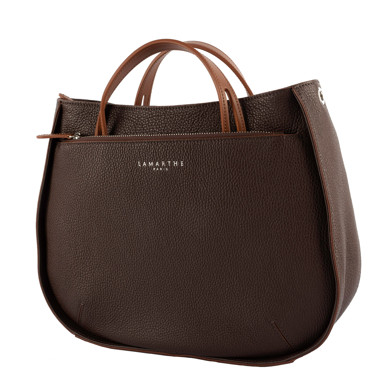 Lamarthe Fidèle Handtasche M Vollleder braun