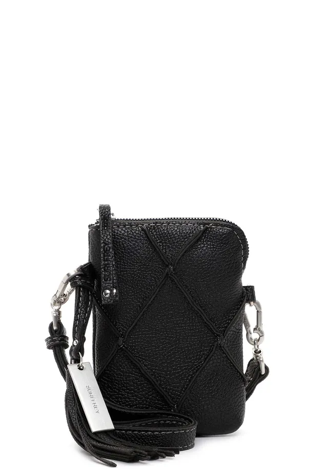 SURI FREY Lilly Handyetui Black Rautenmuster
