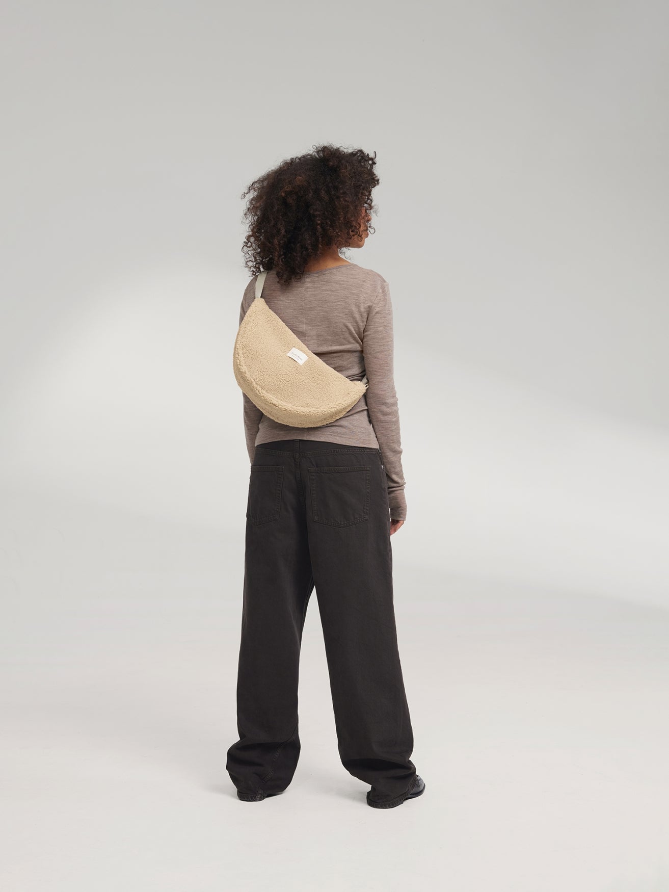 Studio Noos Teddy Bauchtasche Ecru Erwachsene