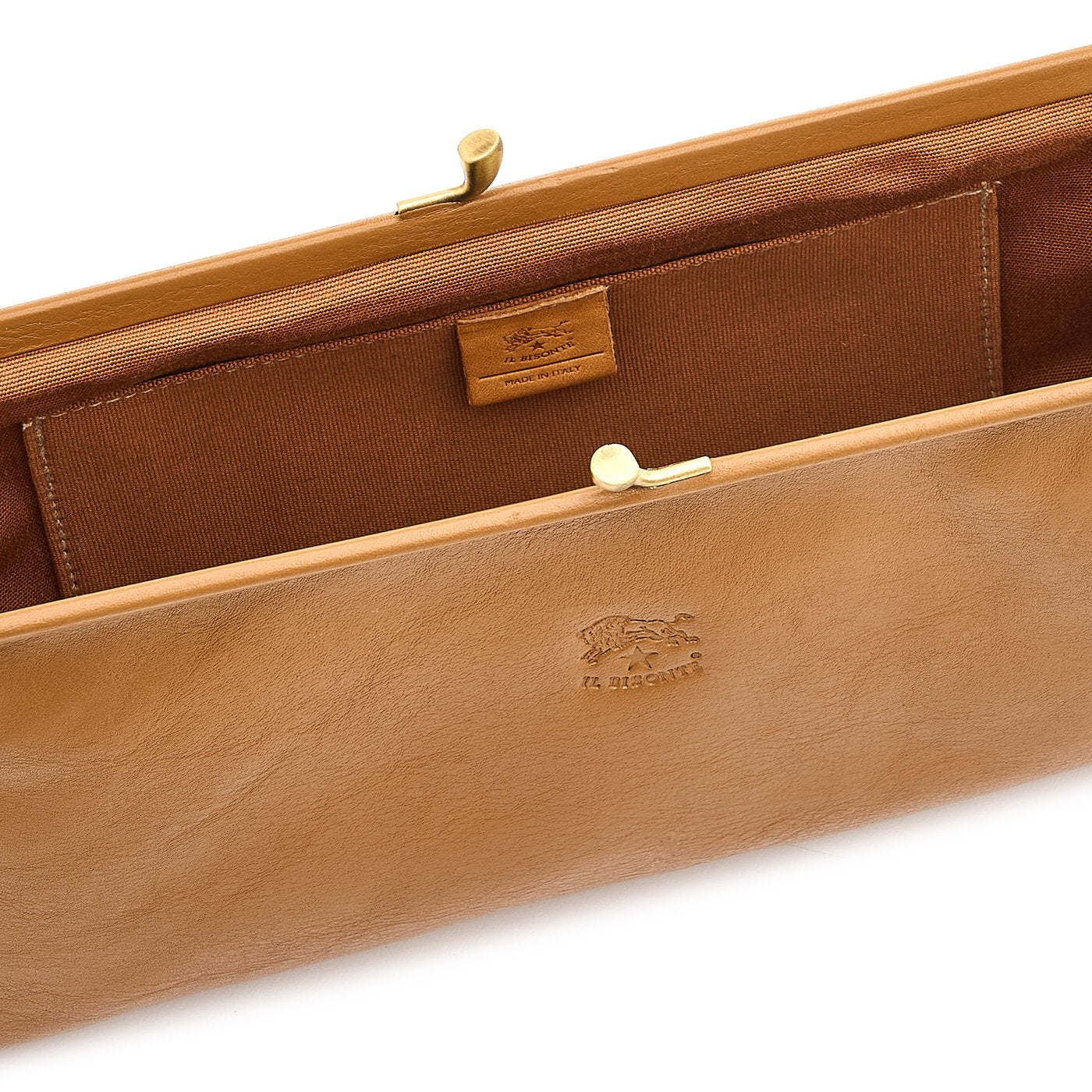 Il Bisonte Manuela Clutch Vollleder Gianduia