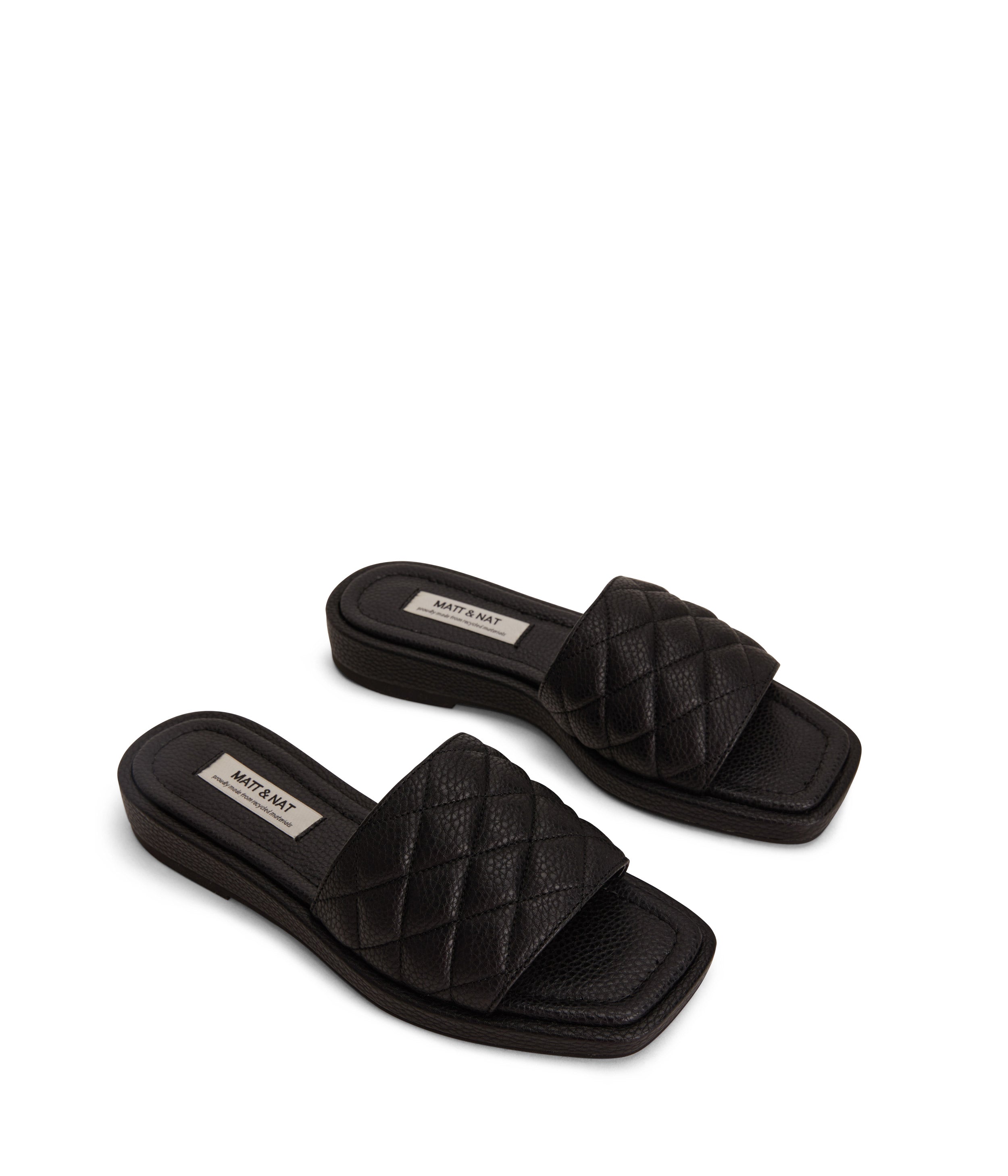 Matt & Nat Brie Sandalen Damen Schwarz 38 vegan