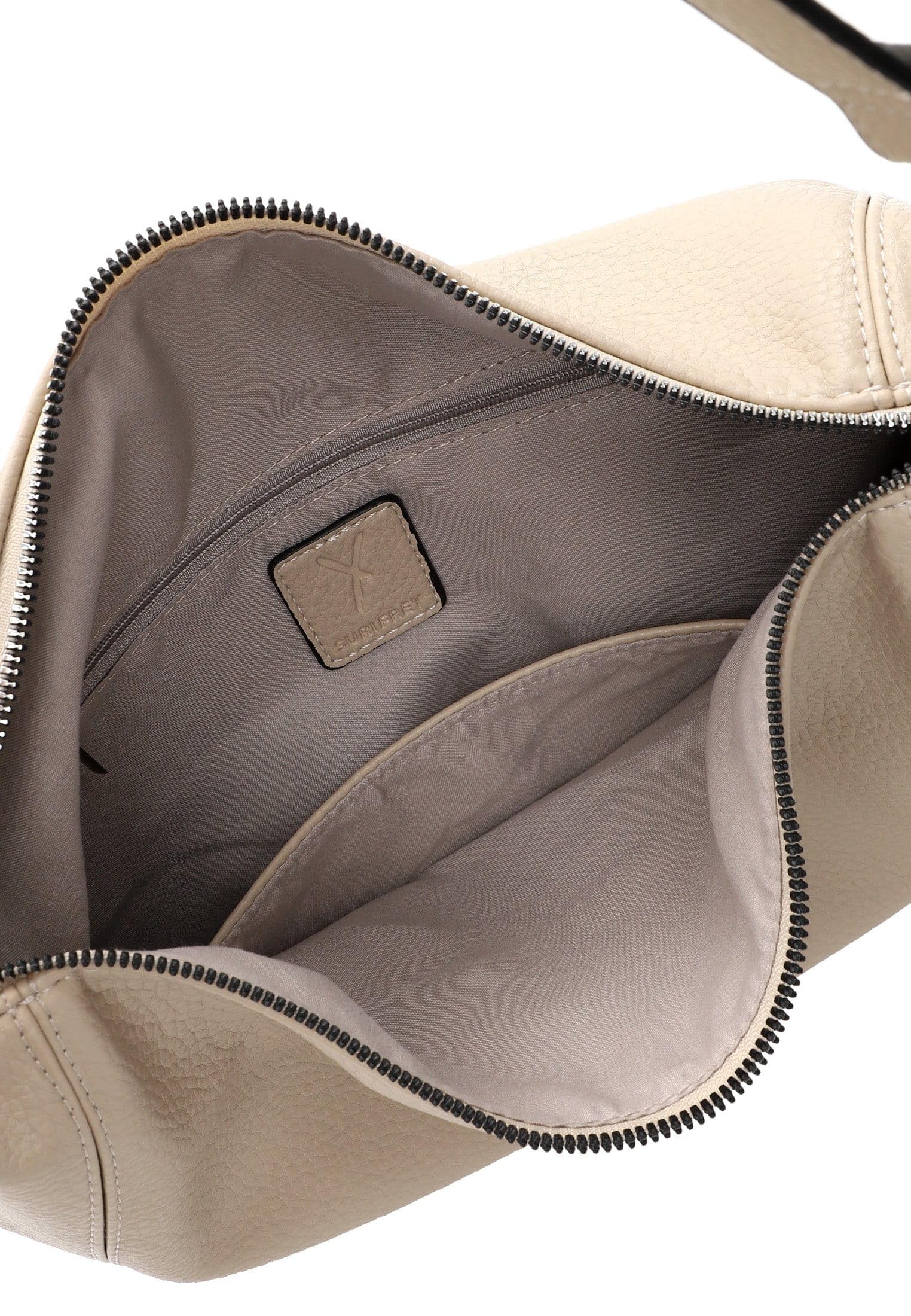 SURI FREY Kimberly Schultertasche Beige groß